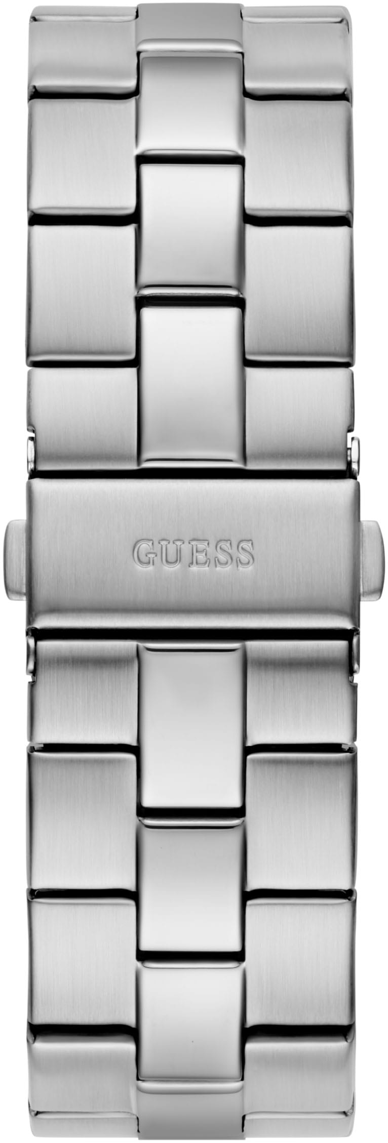 Guess Quarzuhr »EMPEROR«, Armbanduhr, Herrenuhr, Edelstahlarmband, analog