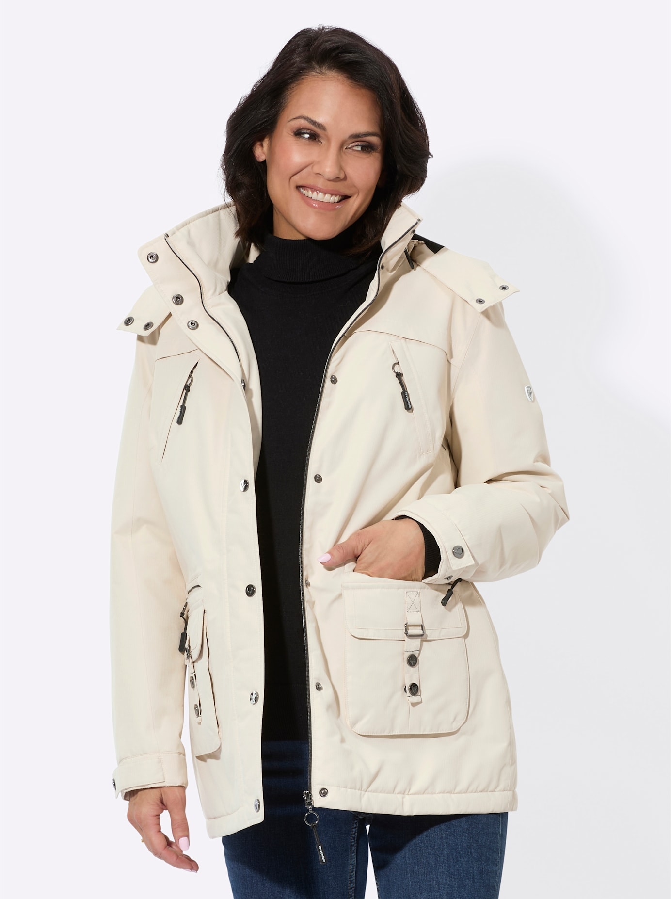 Casual Looks Funktionsjacke, mit Kapuze