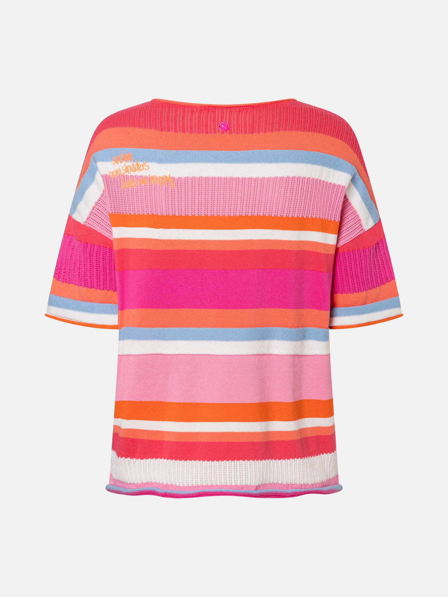 Lieblingsstück Kurzarmpullover »DelphineL« mit Rundhals, Streifendesign