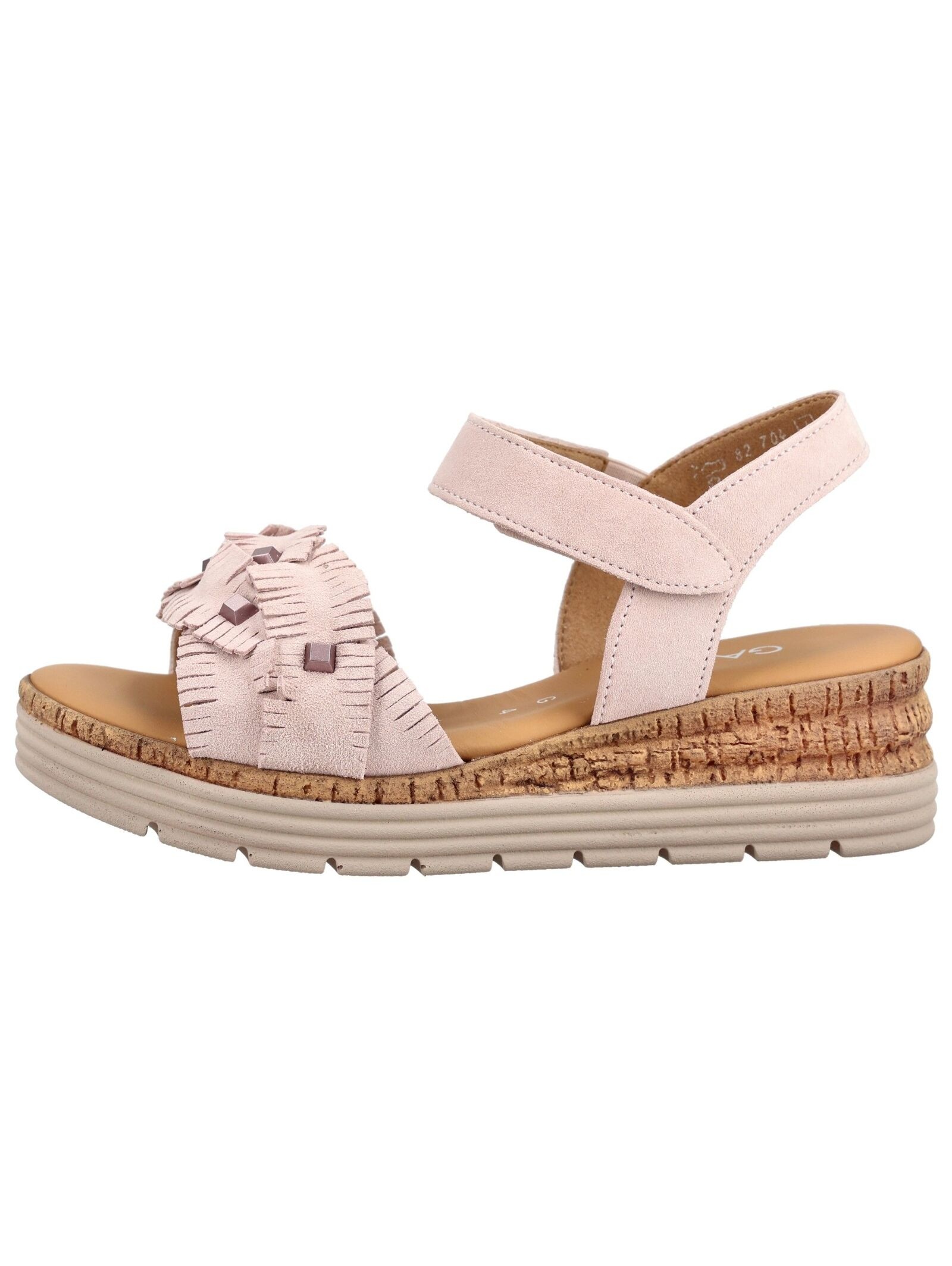 Gabor Comfort Riemchensandale "Gabor Comfort Sandalen Veloursleder" günstig online kaufen