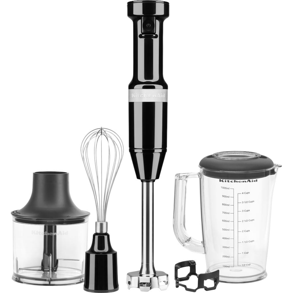 KitchenAid Stabmixer »5KHBV83EOB ONYX BLACK«, 180 W