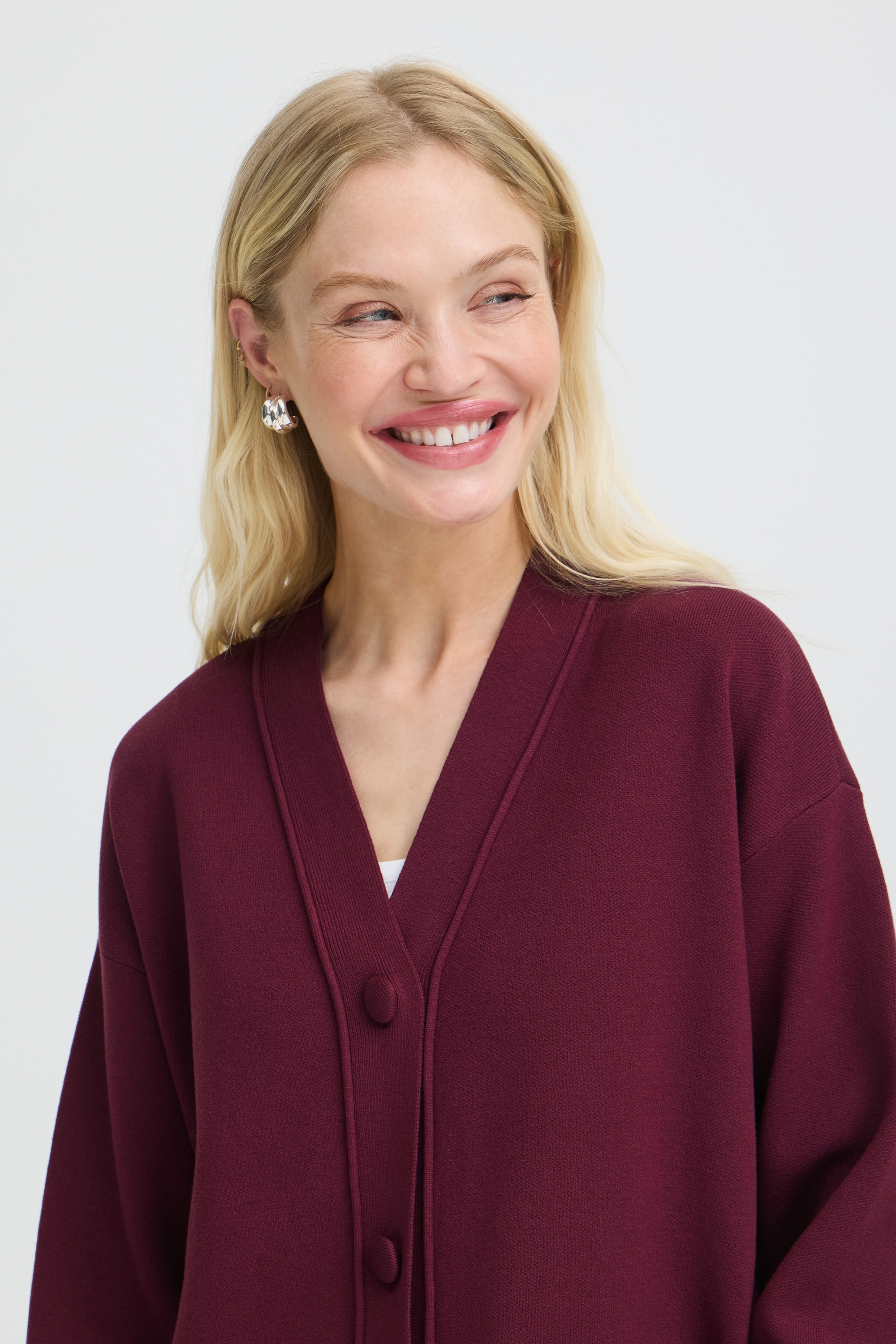 b.young Strickjacke »Damen Langarm BYOTARI«
