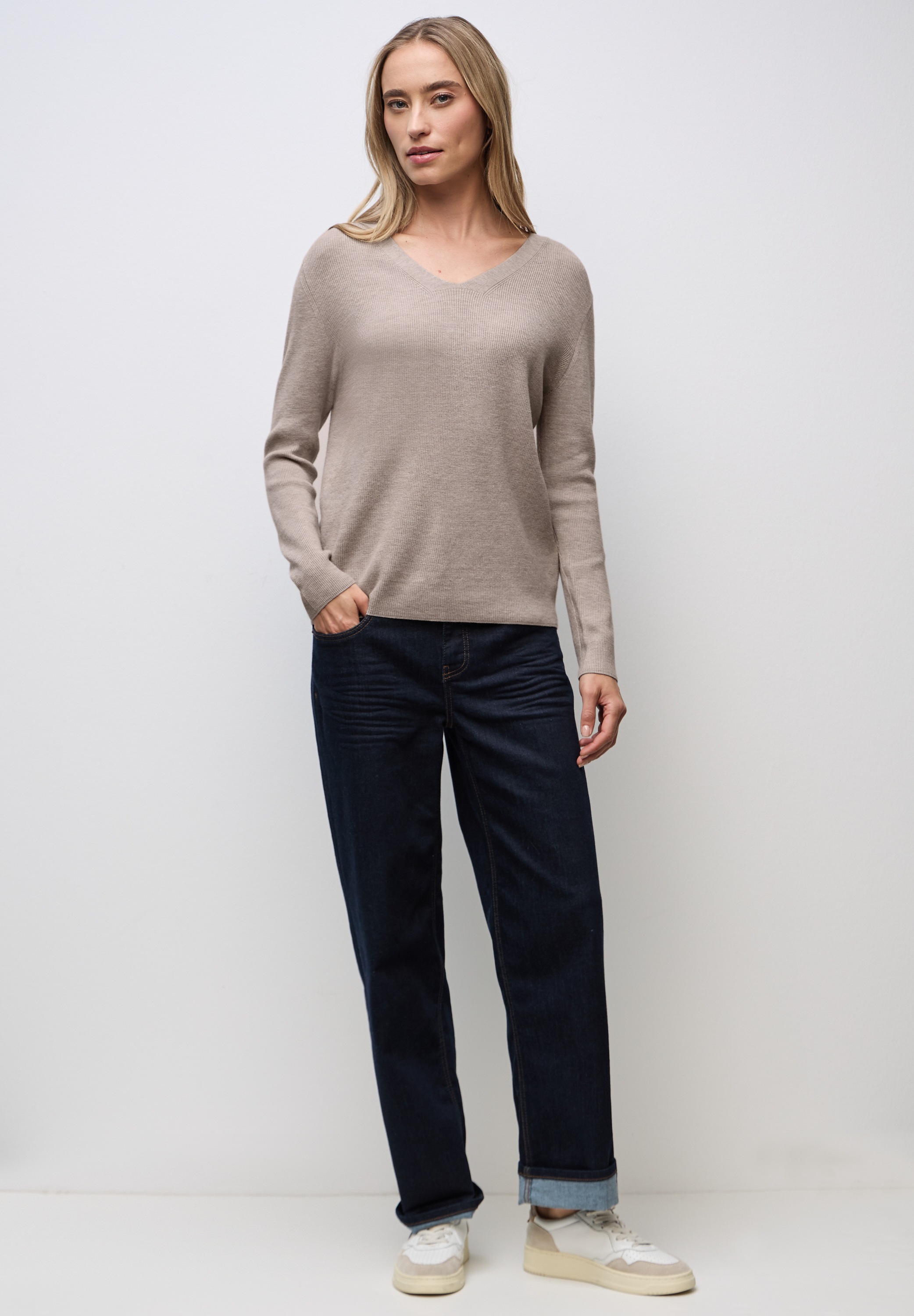 Thumbnail - STREET ONE Strickpullover aus softem Materialmix