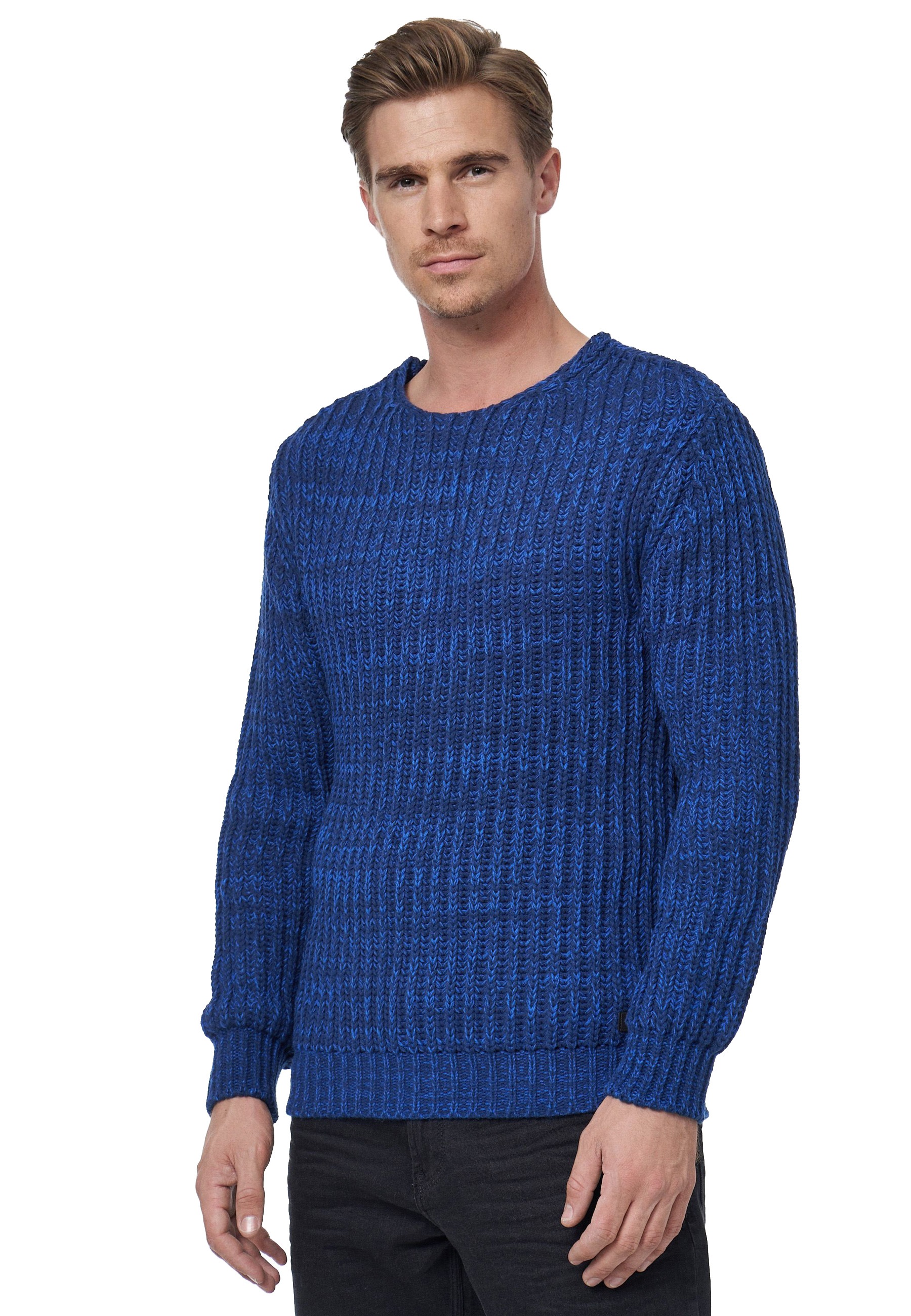 Rusty Neal Strickpullover, im modischen Strick-Design