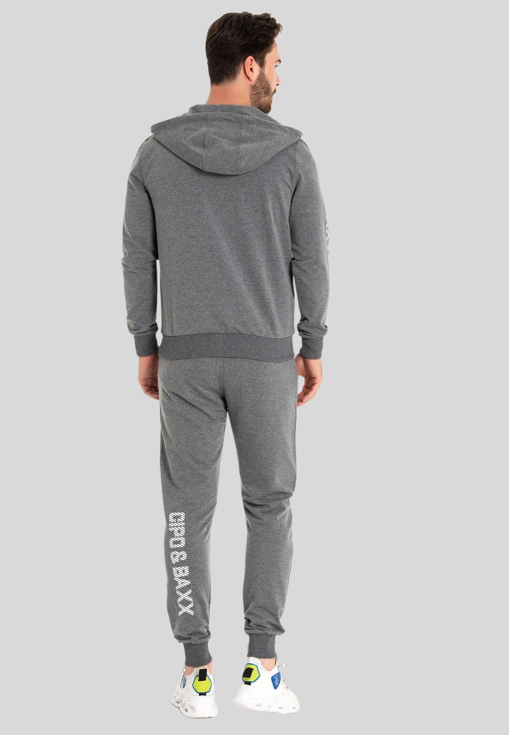 Cipo & Baxx Trainingsanzug "HOMEWEAR" 2 Stk. mit Allover-Musterung günstig online kaufen