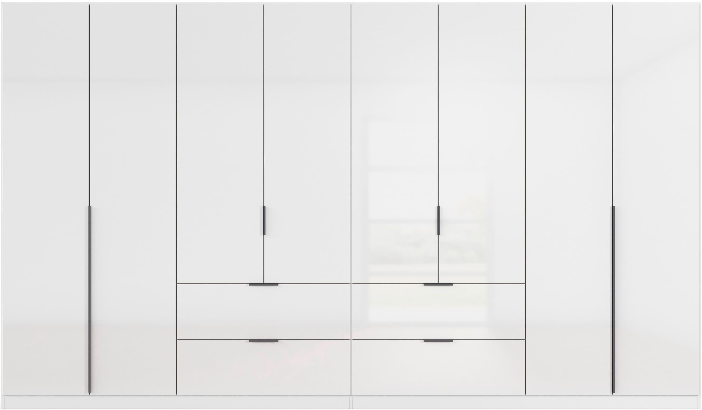 rauch Drehtürenschrank »Kleiderschrank Schrank Garderobe AGORDO mit Dekor- oder Hochglanzfront«, (in zwei Griff-Farben, Breiten 91-360 cm), mit Außenschubkästen, in 7 Breiten und 2 Höhen MADE IN GERMANY