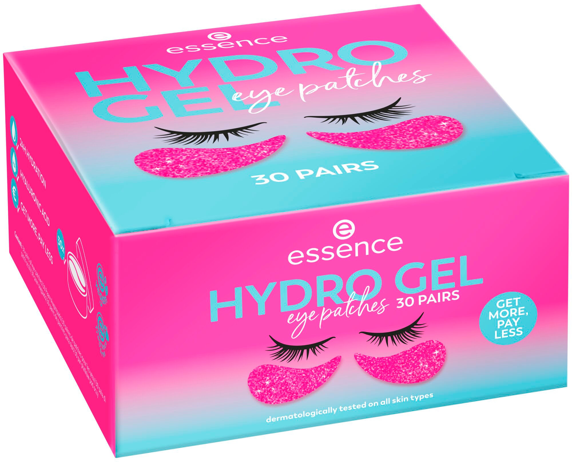 Essence Augenpflege-Set »HYDRO GEL eye patches 30 PAIRS«, (Packung, 30 tlg.)  bestellen | BAUR