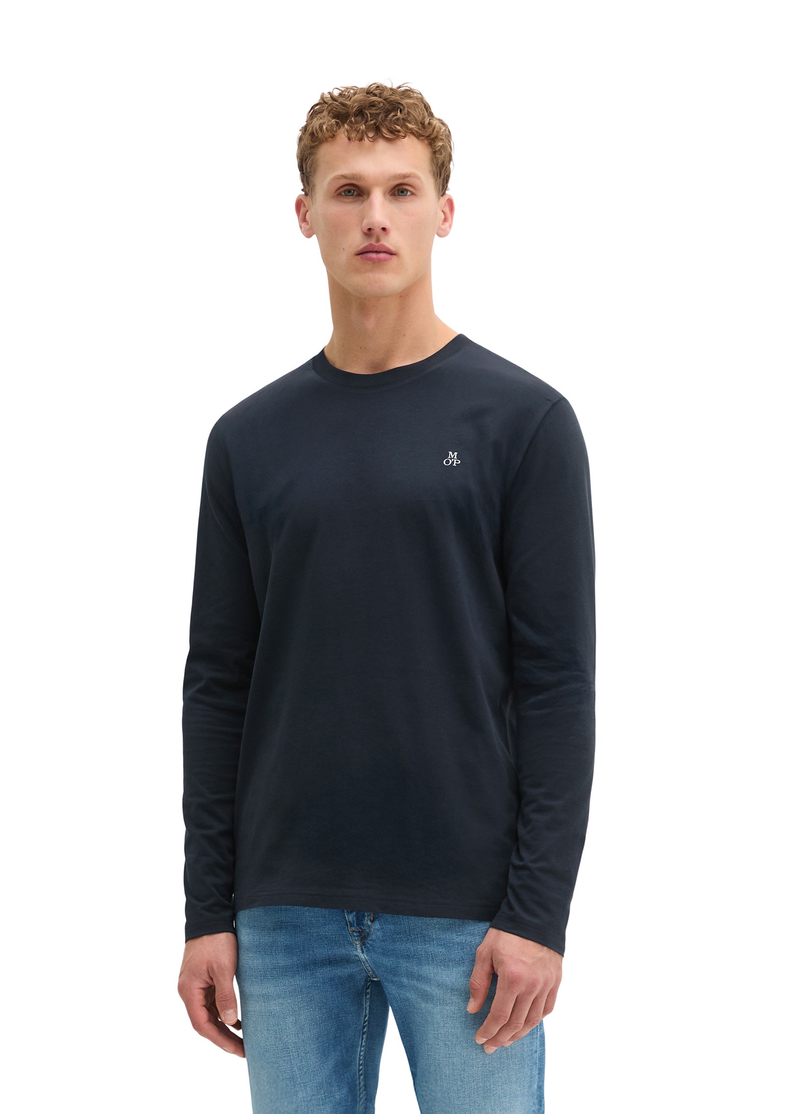 Marc OPolo Langarmshirt "aus reiner Bio-Baumwolle" günstig online kaufen