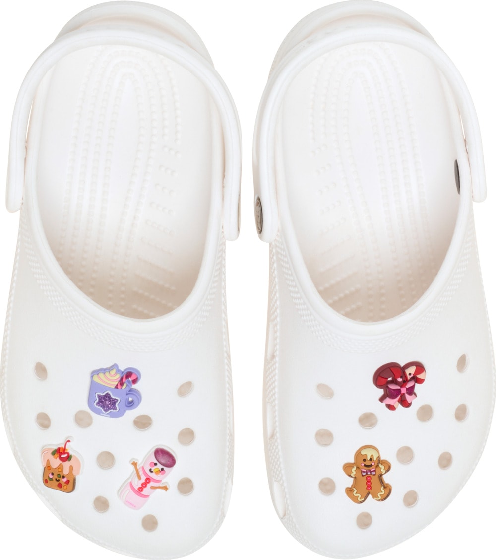 Crocs Schuhanstecker »Jibbitz™ Cute Winter Foods« Set, Kein Spielzeug. Nicht für Kinder unter 3 Jahren geeignet, 5 Stk. tlg. Winter Motive, Anstecker