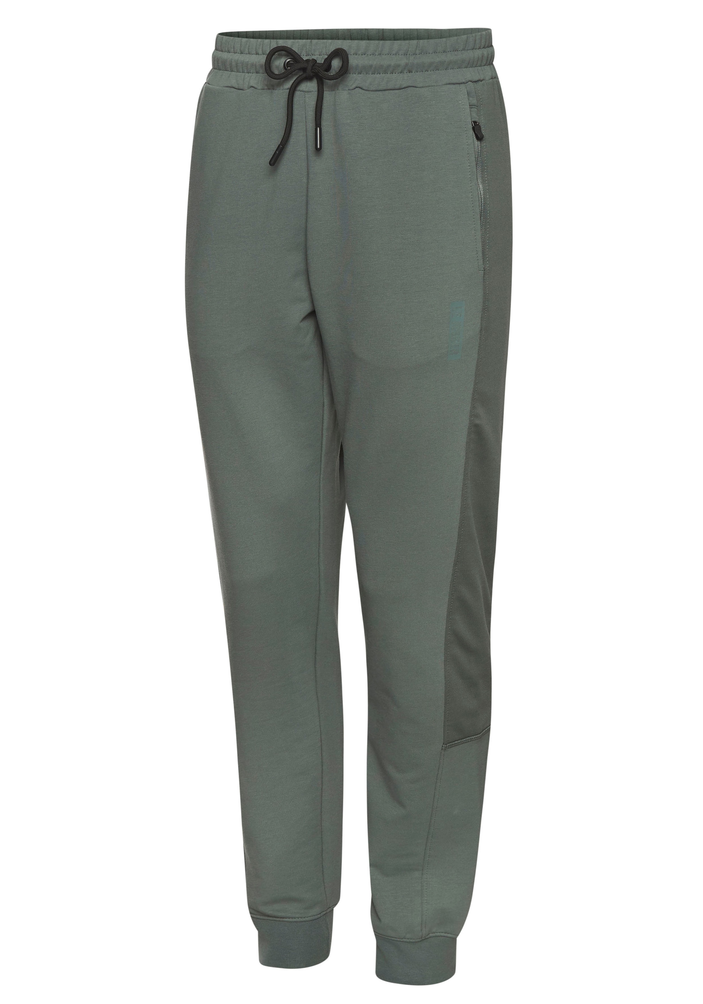 le jogger® Sweatpants, mit farblichen Einsatz und Reißverschlusstaschen