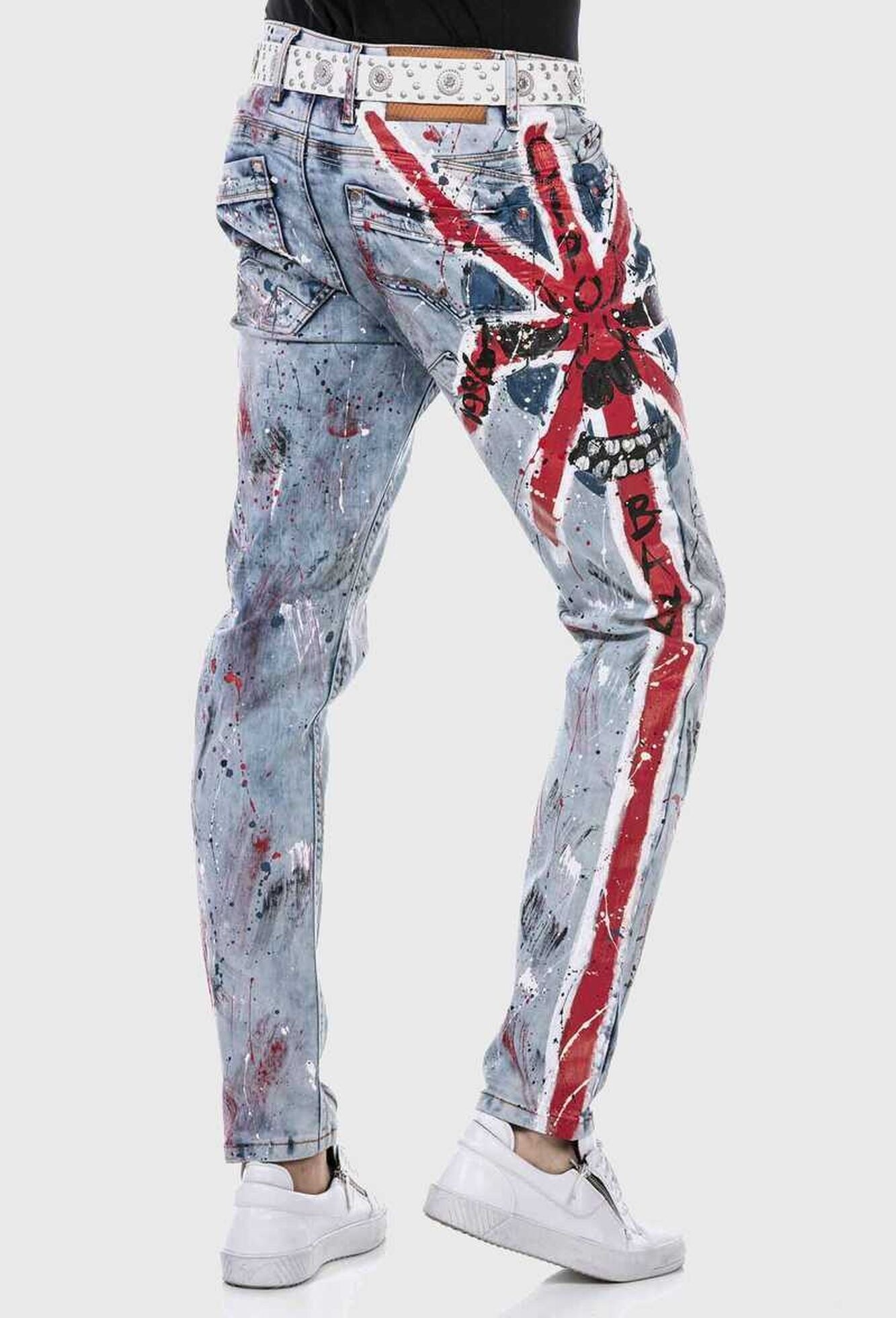 Cipo & Baxx 5-Pocket-Jeans »Cipo & Baxx Jeans« mit coolem Print