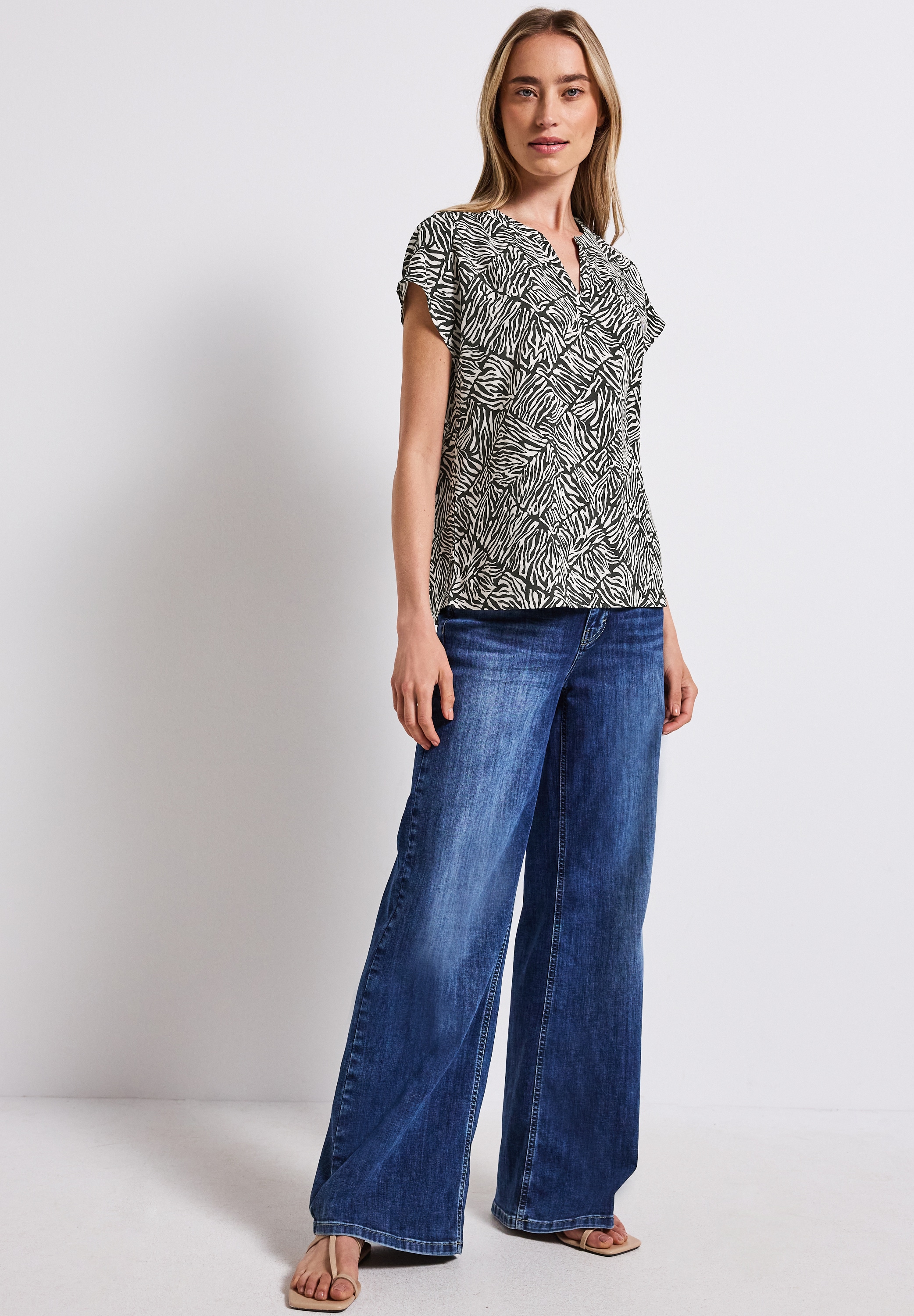 STREET ONE Shirtbluse, aus softer Viskose