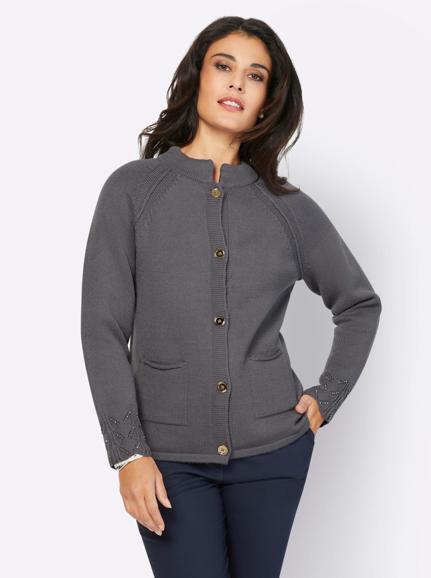 creation L Strickjacke