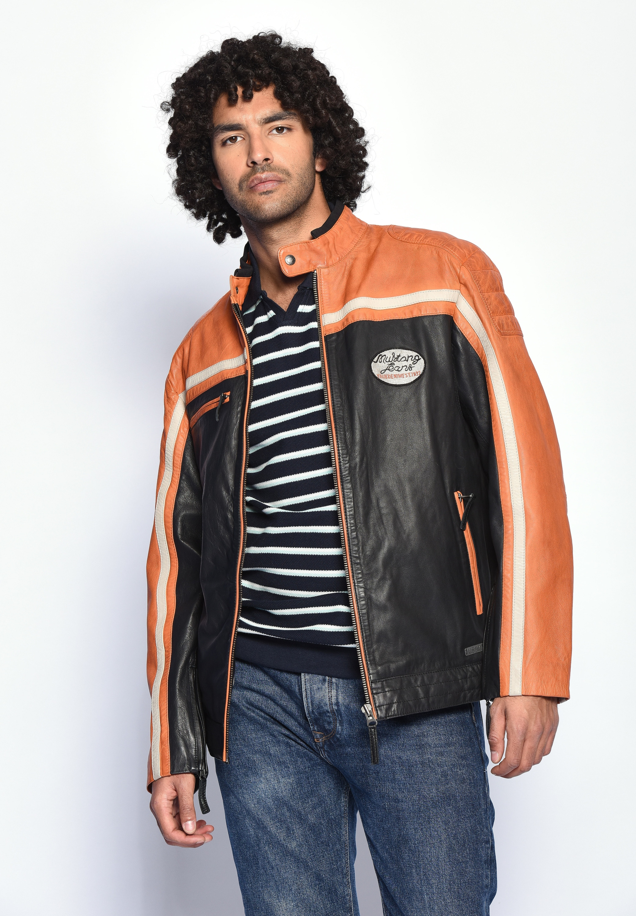 MUSTANG Lederjacke »Gunner« ▷ kaufen BAUR 