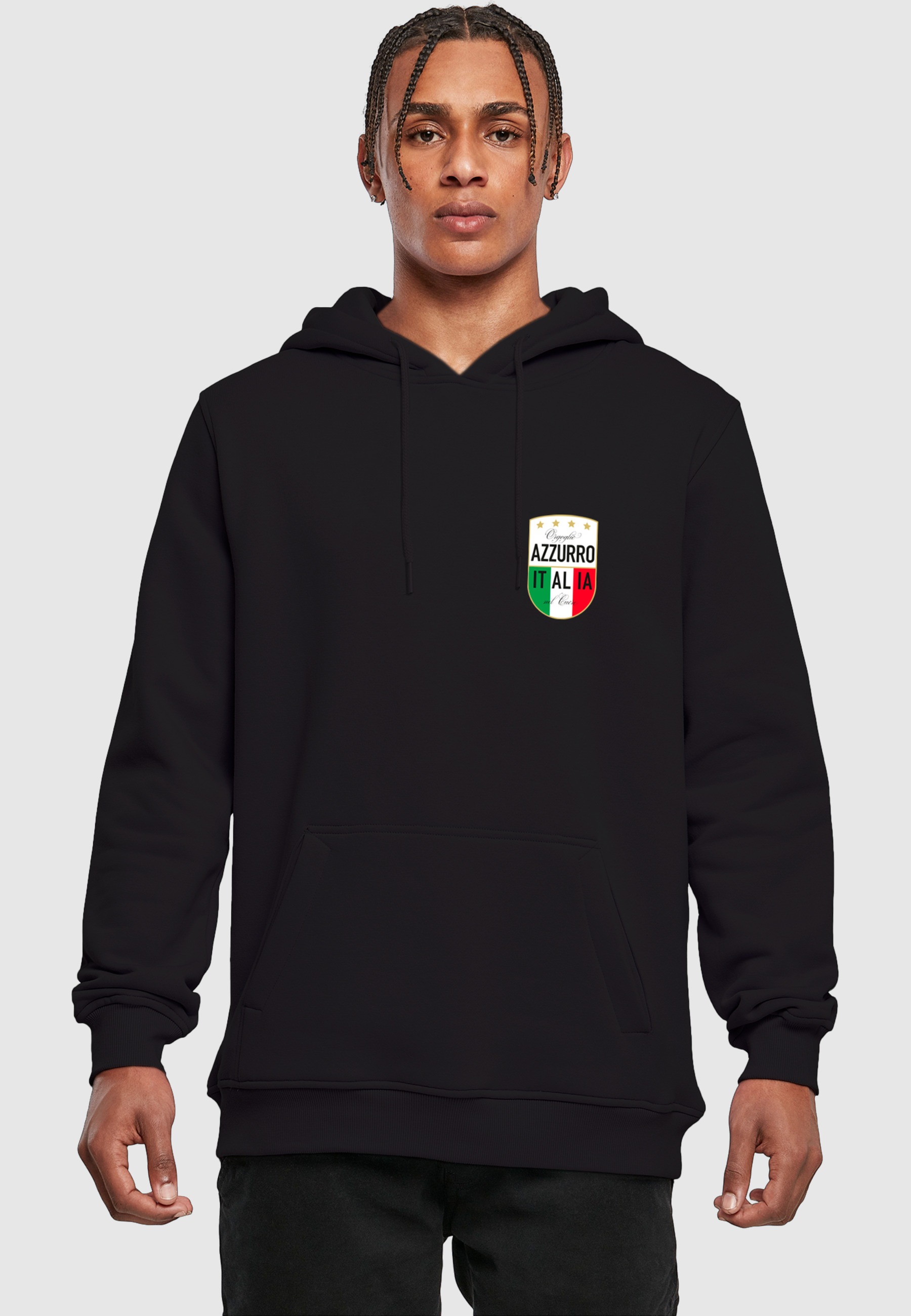 Thumbnail - MisterTee Kapuzenpullover "MisterTee Azurro Italia Hoody" 1 Stk.