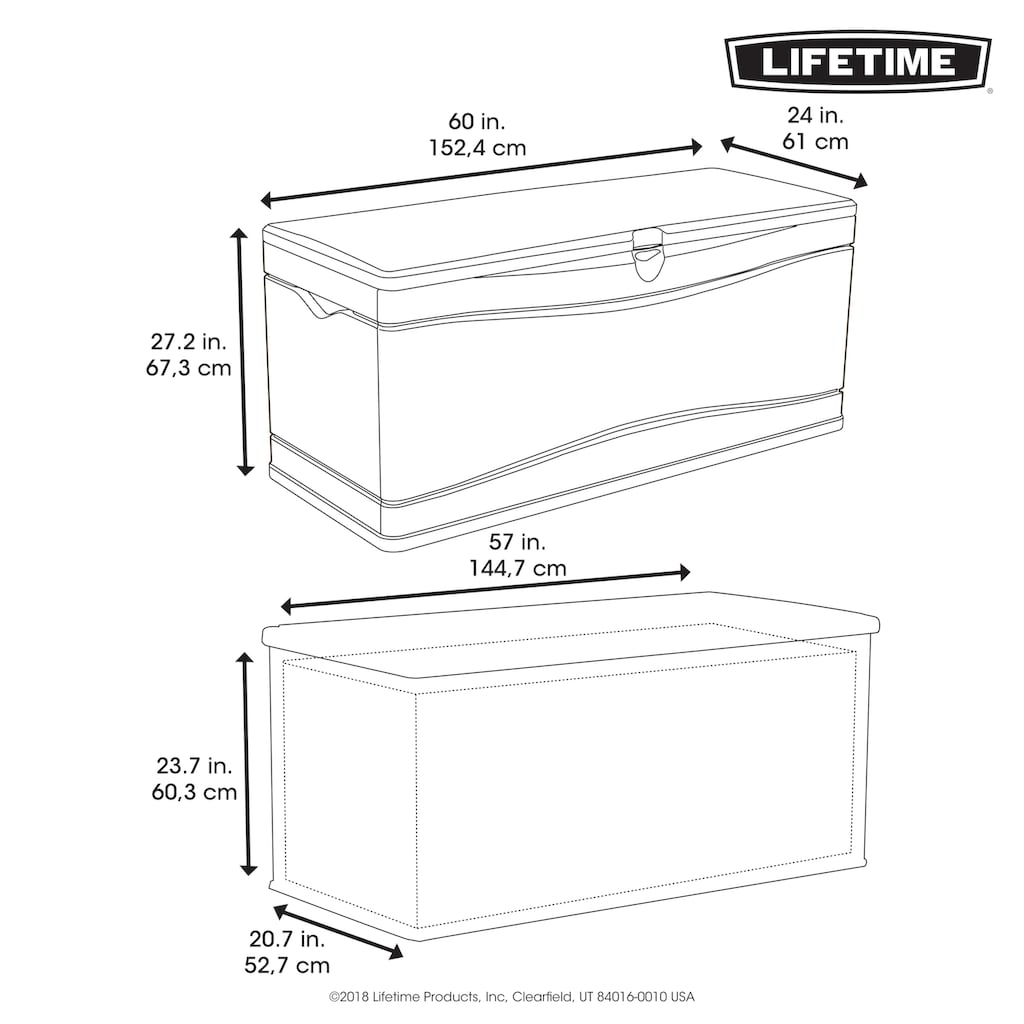 Lifetime Kissenbox »Gartenbox XXL«