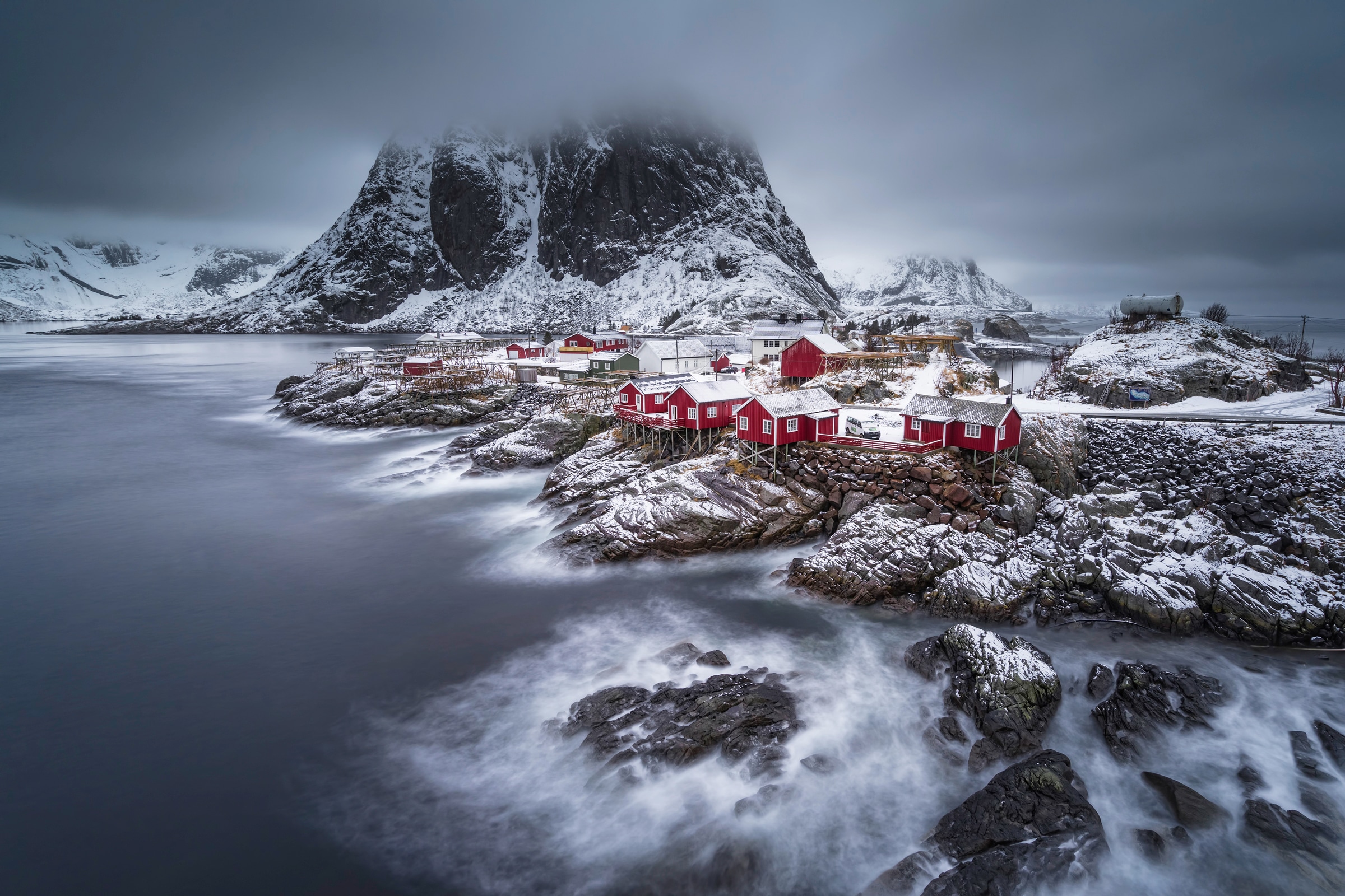Papermoon Fototapete "Photo-Art ANDY CHAN, WINTER-LOFOTEN-INSELN"