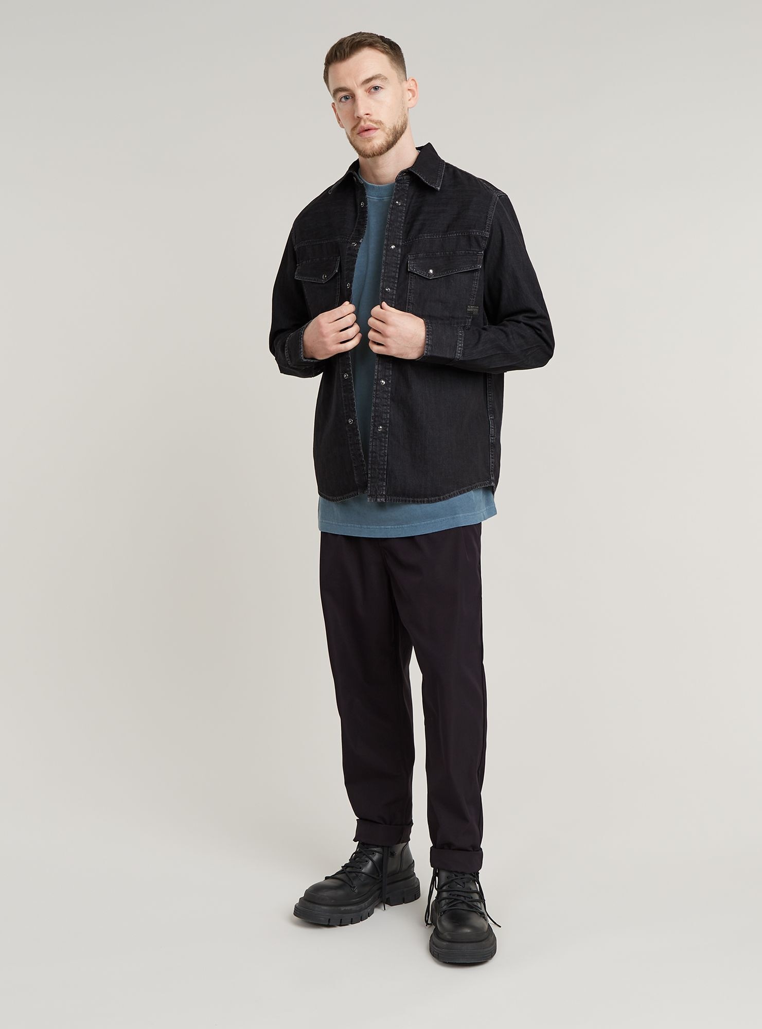 G-STAR T-Shirt »Dakota Slim Denim Hemd«