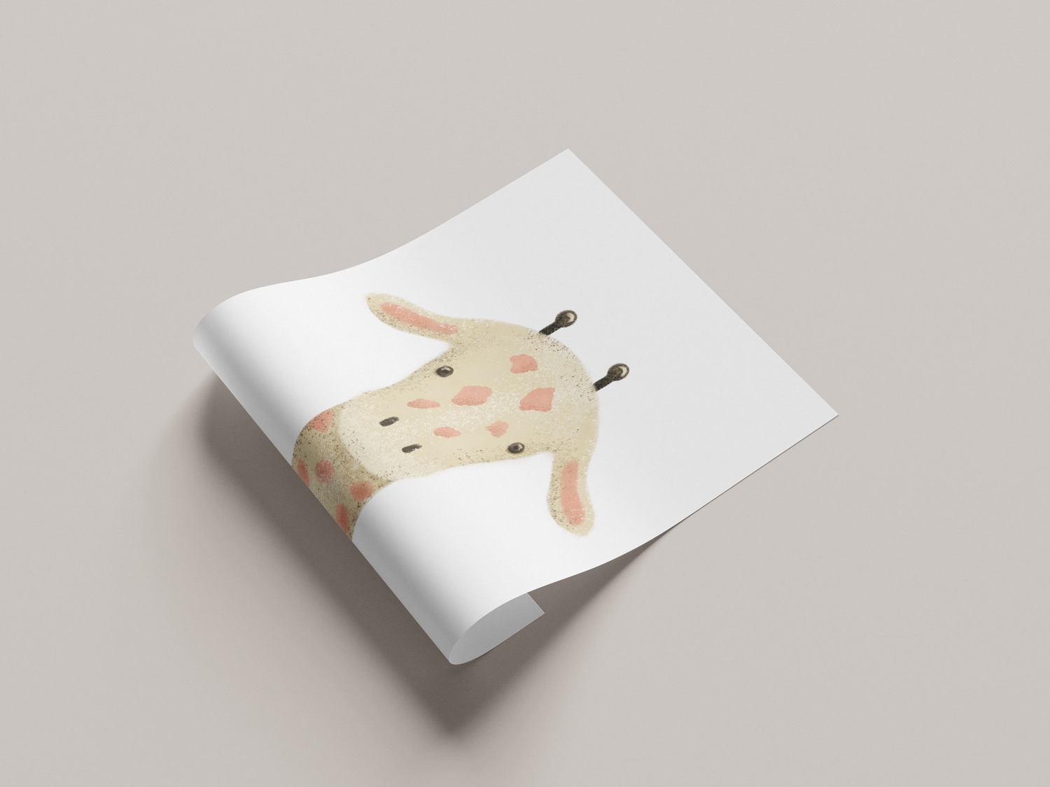 Lüttenhütt Bild mit Rahmen »oder Poster, Giraffenkopf«, Fantasy-Giraffe-Giraffen Bilder-Tiere, (1 St.), HD Premium Druck