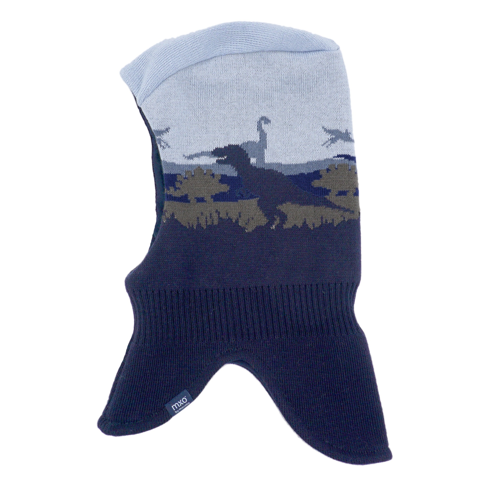 MAXIMO Jungen Strickmütze, blau, Gr. 51, gemustert, Strick, Baumwolle, Mützen, aus Baumwolle, Strick, weich, gefüttert