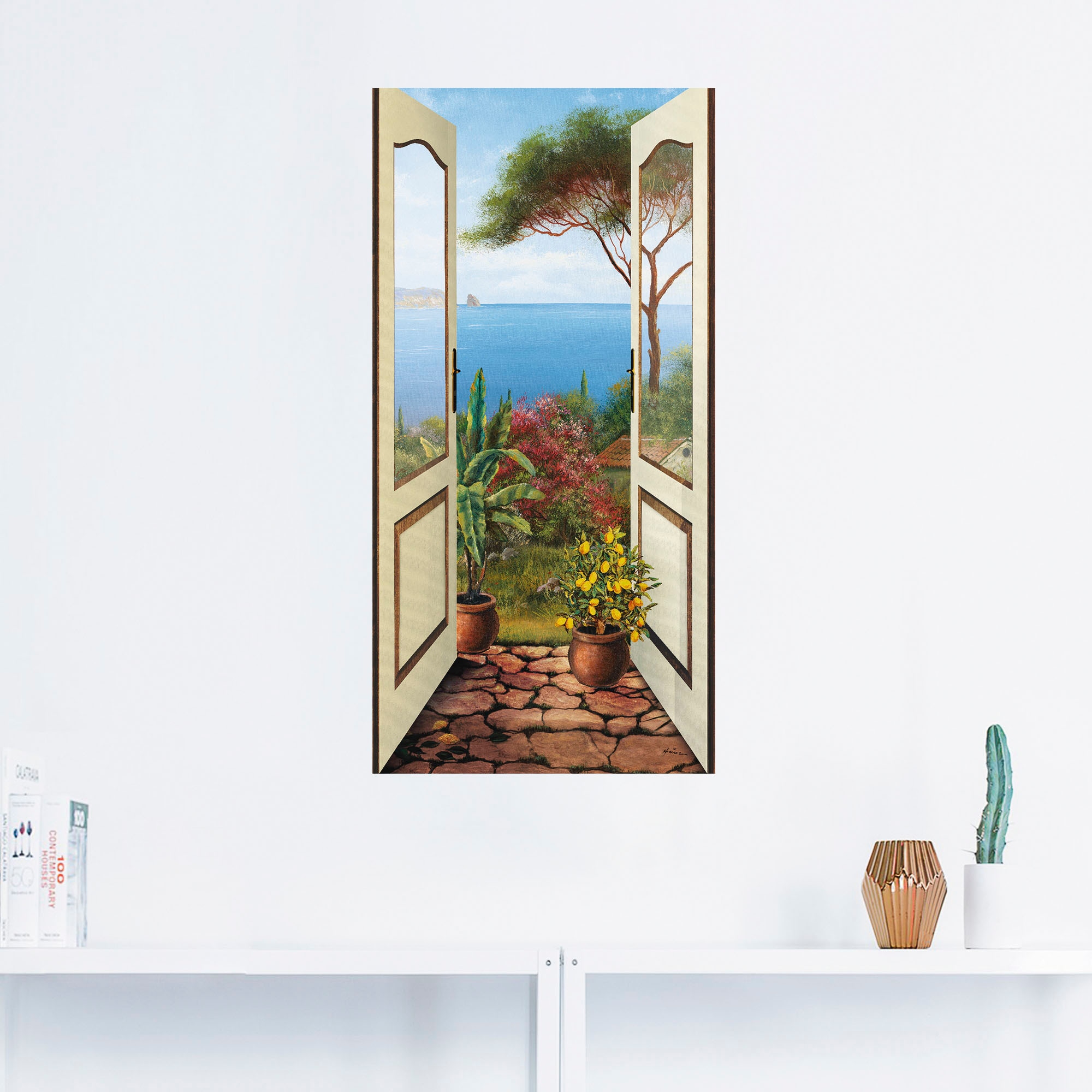 Artland Wandbild "Veranda am Meer", Küstenbilder, (1 St.), als Alubild, Out günstig online kaufen