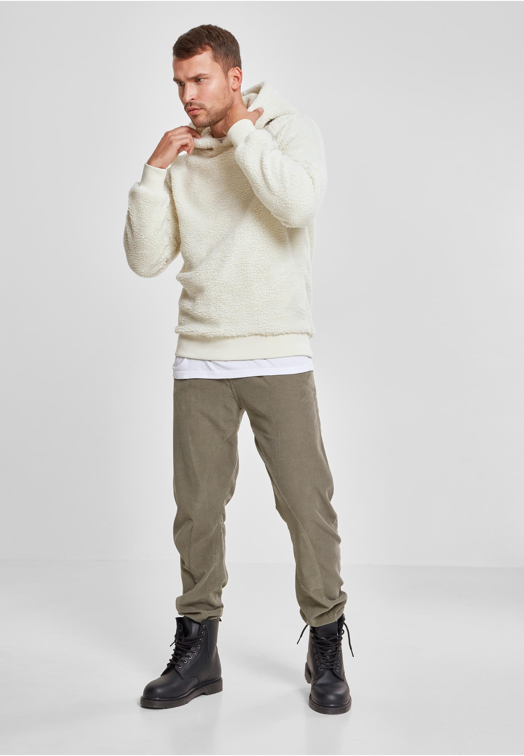 URBAN CLASSICS Sweatshirt »Urban Classics Herren Sherpa Hoody«, (1 tlg.)