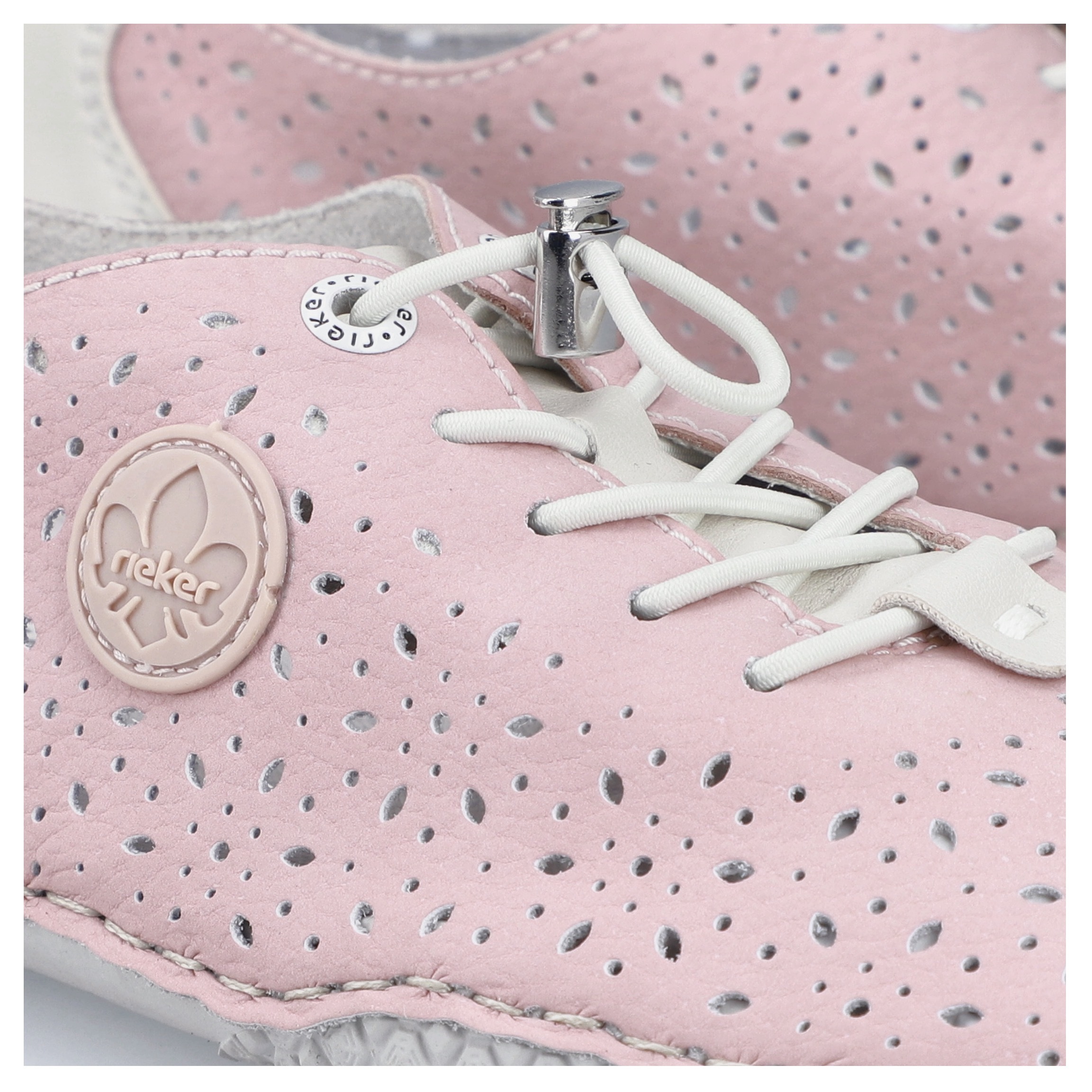 Rieker Slip-On Sneaker Rose-Offwhite Size 39 2