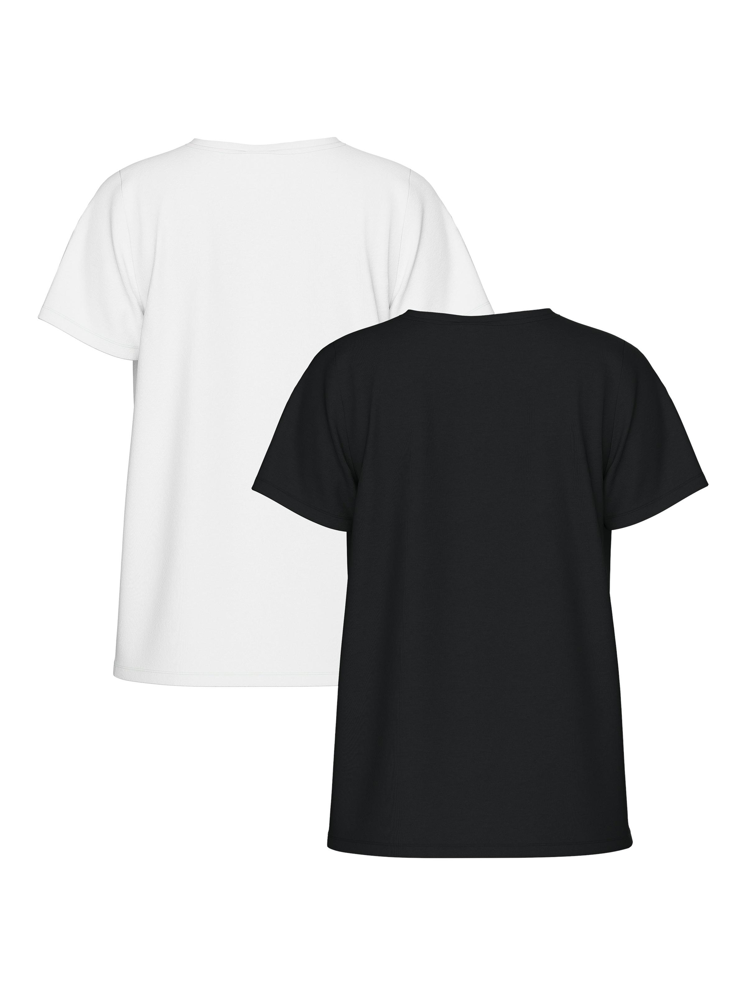 Pieces Pcamira SS Tee 2-Pack Noos BC Black/White XL 3