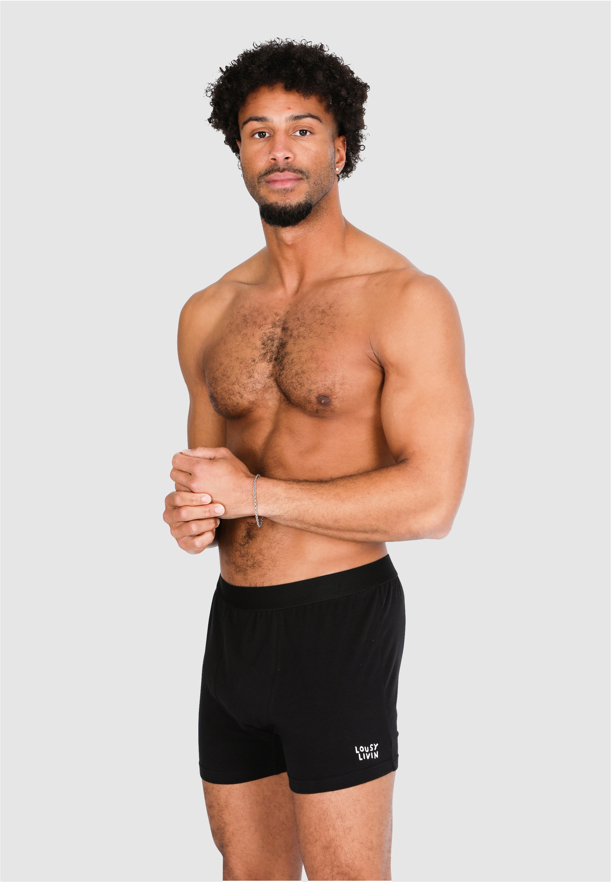 Lousy Livin Boxershorts mit coolem, kleinem Marken-Print günstig online kaufen