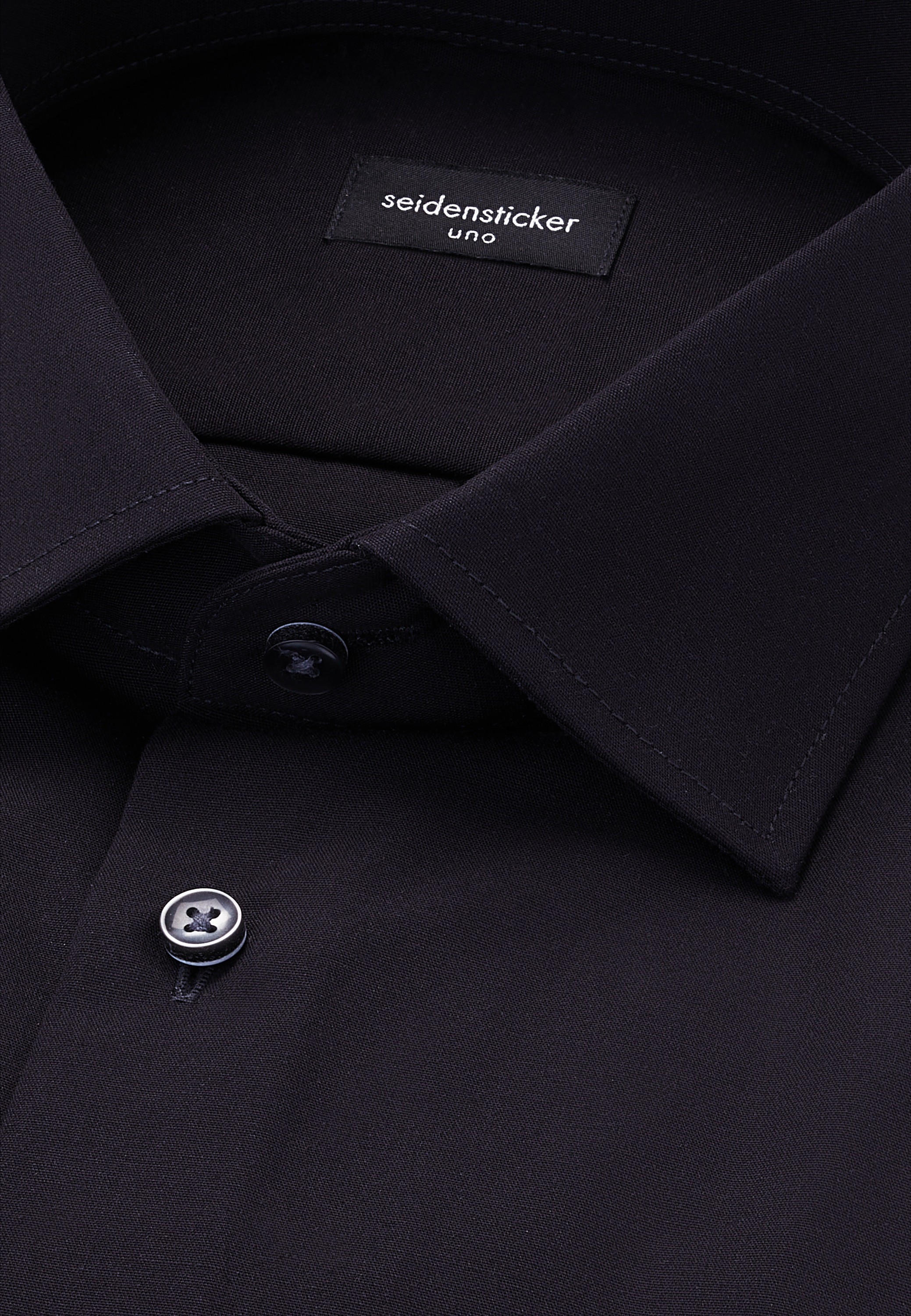 seidensticker Businesshemd »Schwarze Rose« Slim 1/1 Kentkragen Uni
