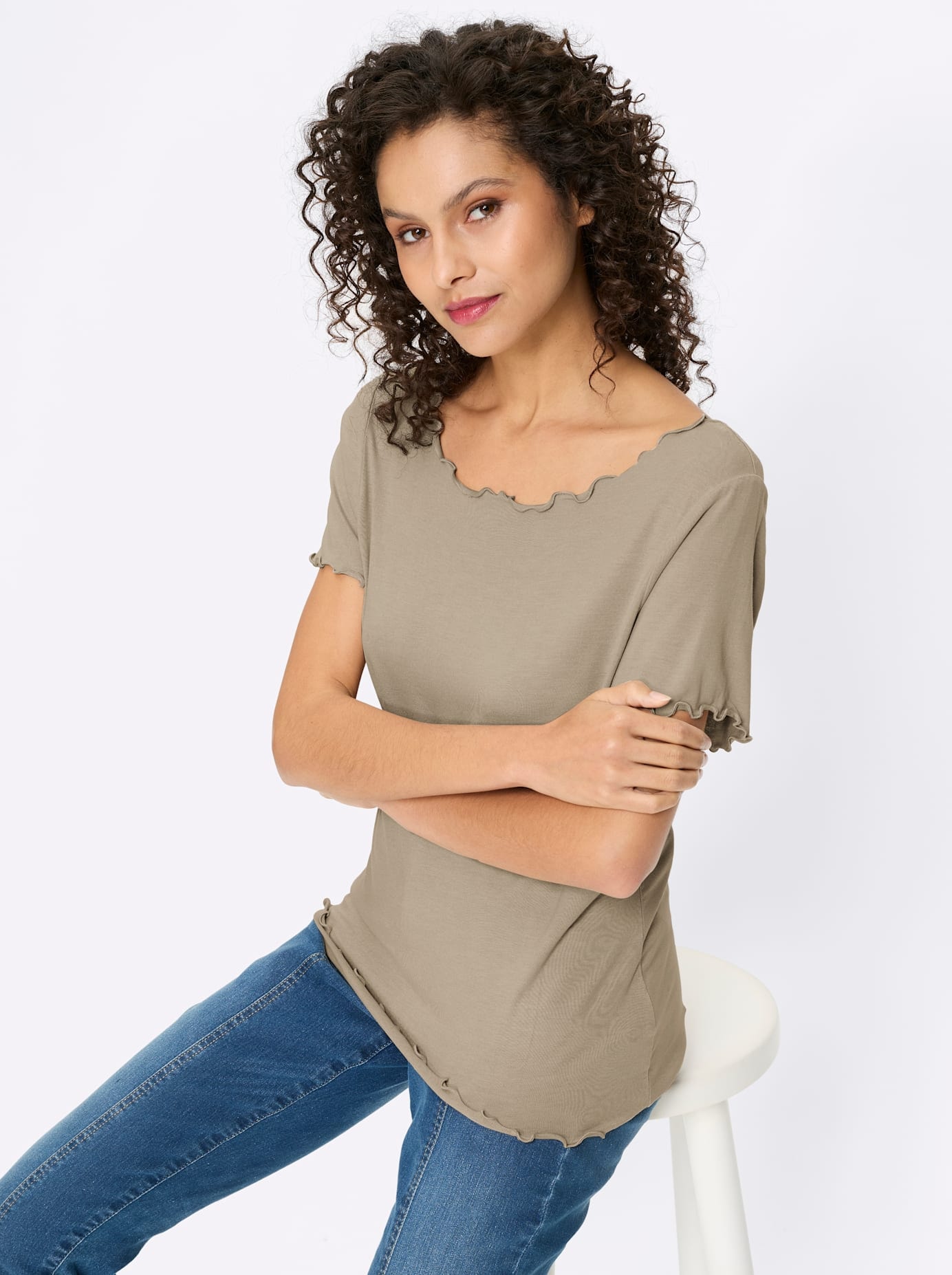 heine T-Shirt »Doppelpack Shirts« 2 tlg.