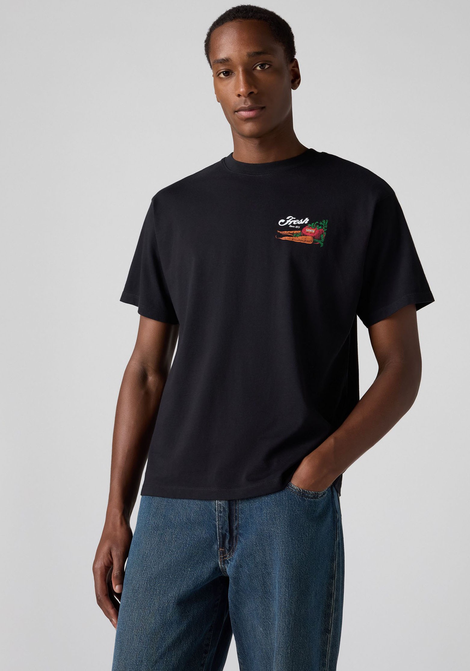 Levis T-Shirt "SEVINTAGE", mit Logo-Aufnäher auf der Brust günstig online kaufen