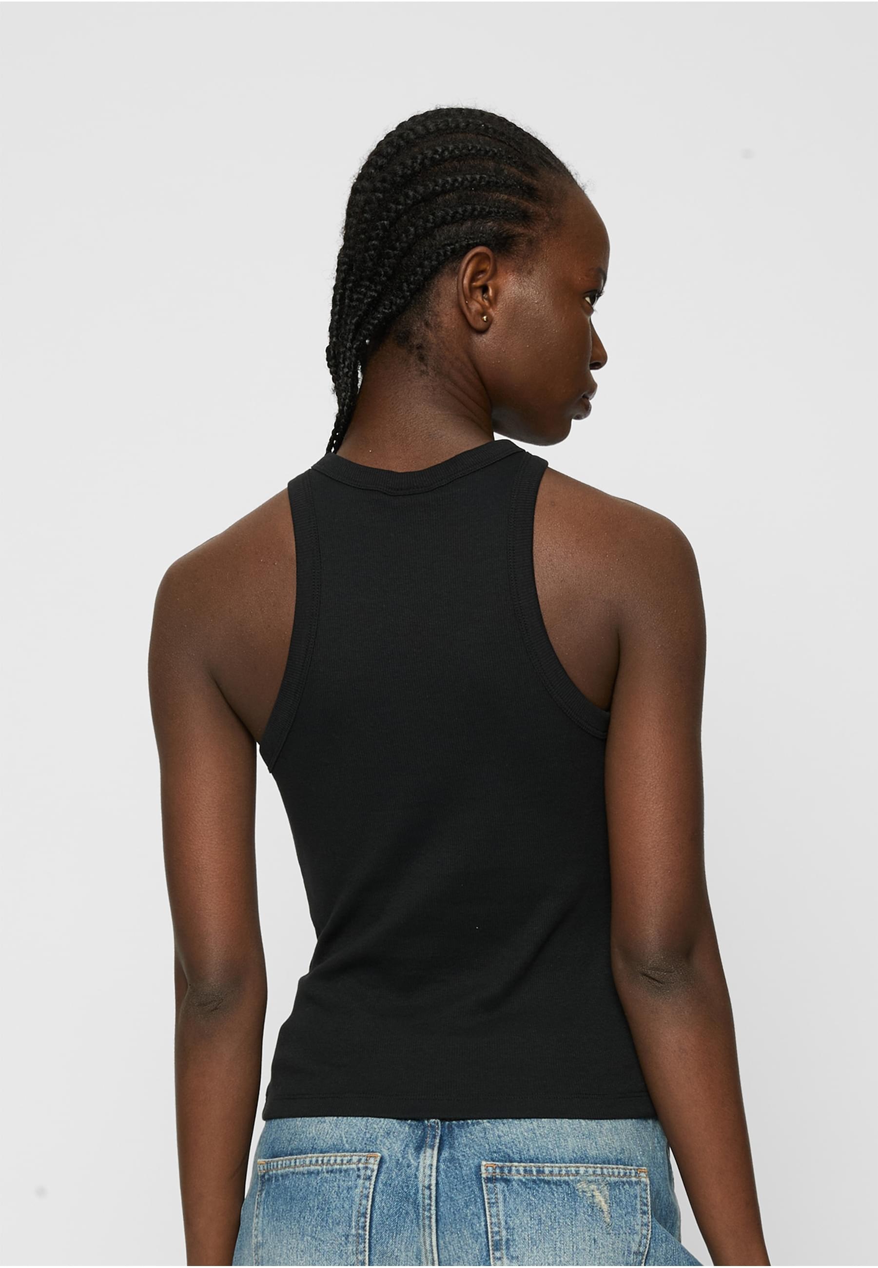 URBAN CLASSICS Muskelshirt »Urban Classics Ladies Racer Back Rib Top 2-Pack«, (1 tlg.)