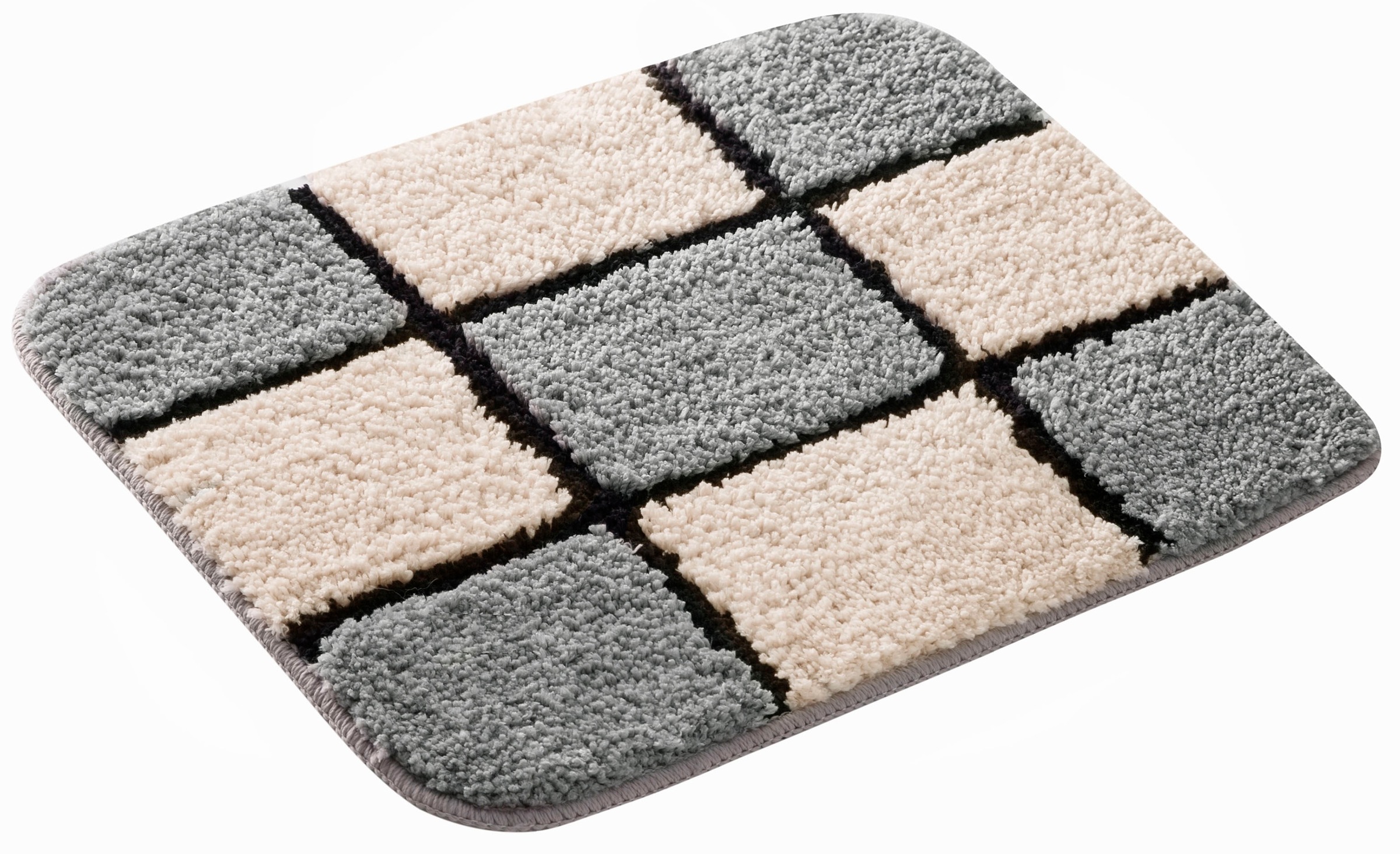 my home Badematte "Melli" Höhe 16 mm rutschhemmend beschichtet fußbodenheiz günstig online kaufen