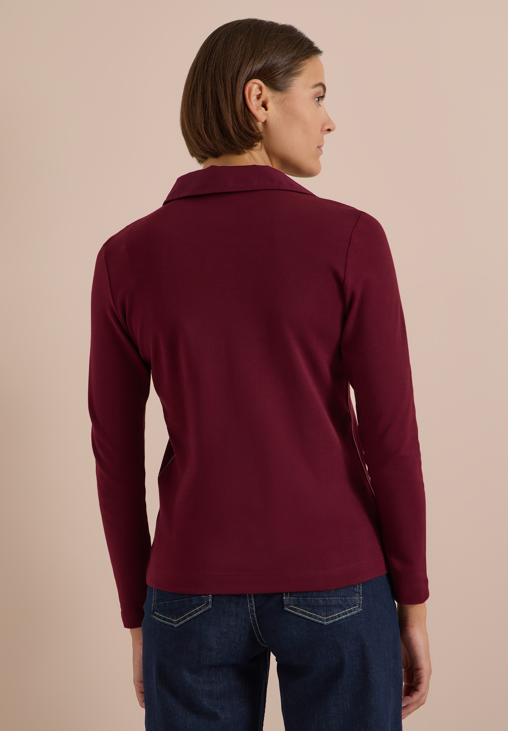 Cecil Langarmshirt aus reiner Baumwolle