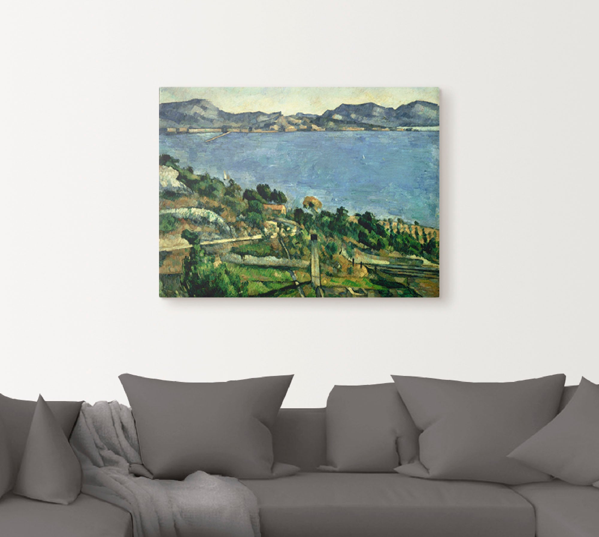Artland Wandbild »Landschaft im Golf von Marseille«, Gewässer, (1 St.), als Leinwandbild, Wandaufkleber oder Poster in versch. Größen