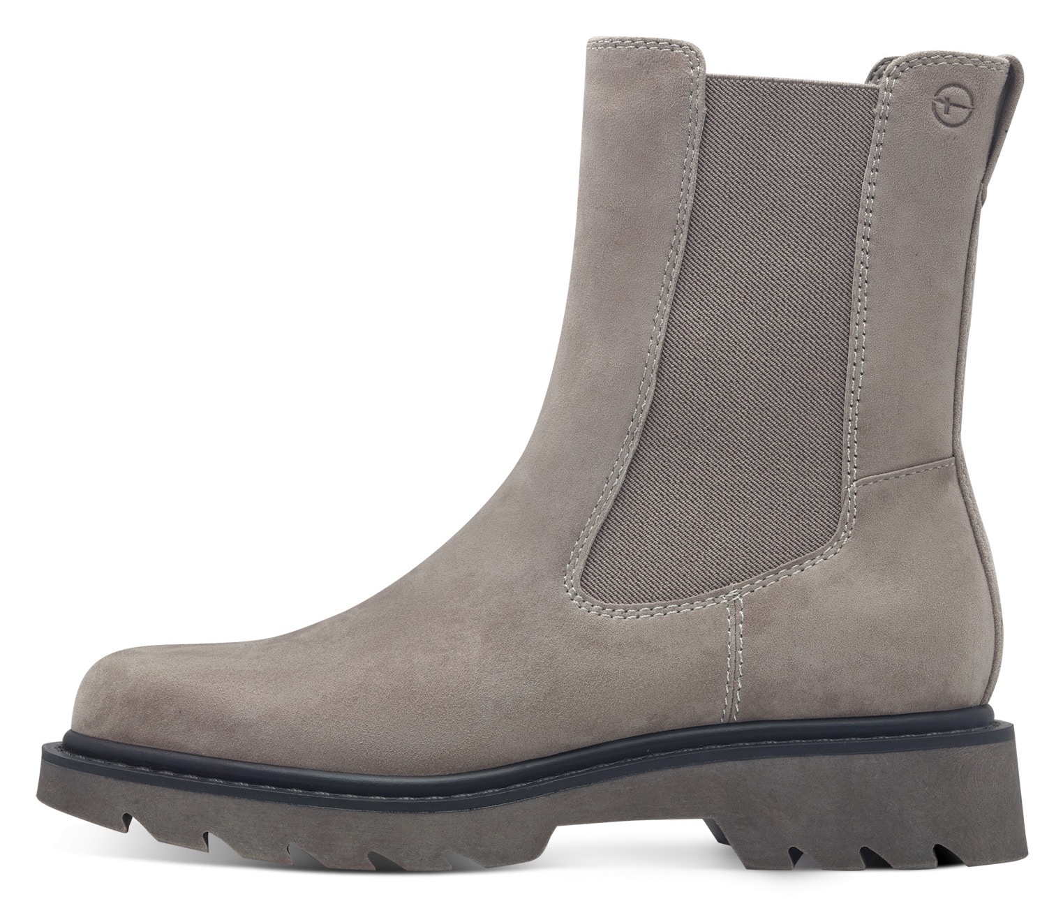 Tamaris Chelseaboots, Blockabsatz, Stiefelette, Businessschuh mit dezenten Ziernähten