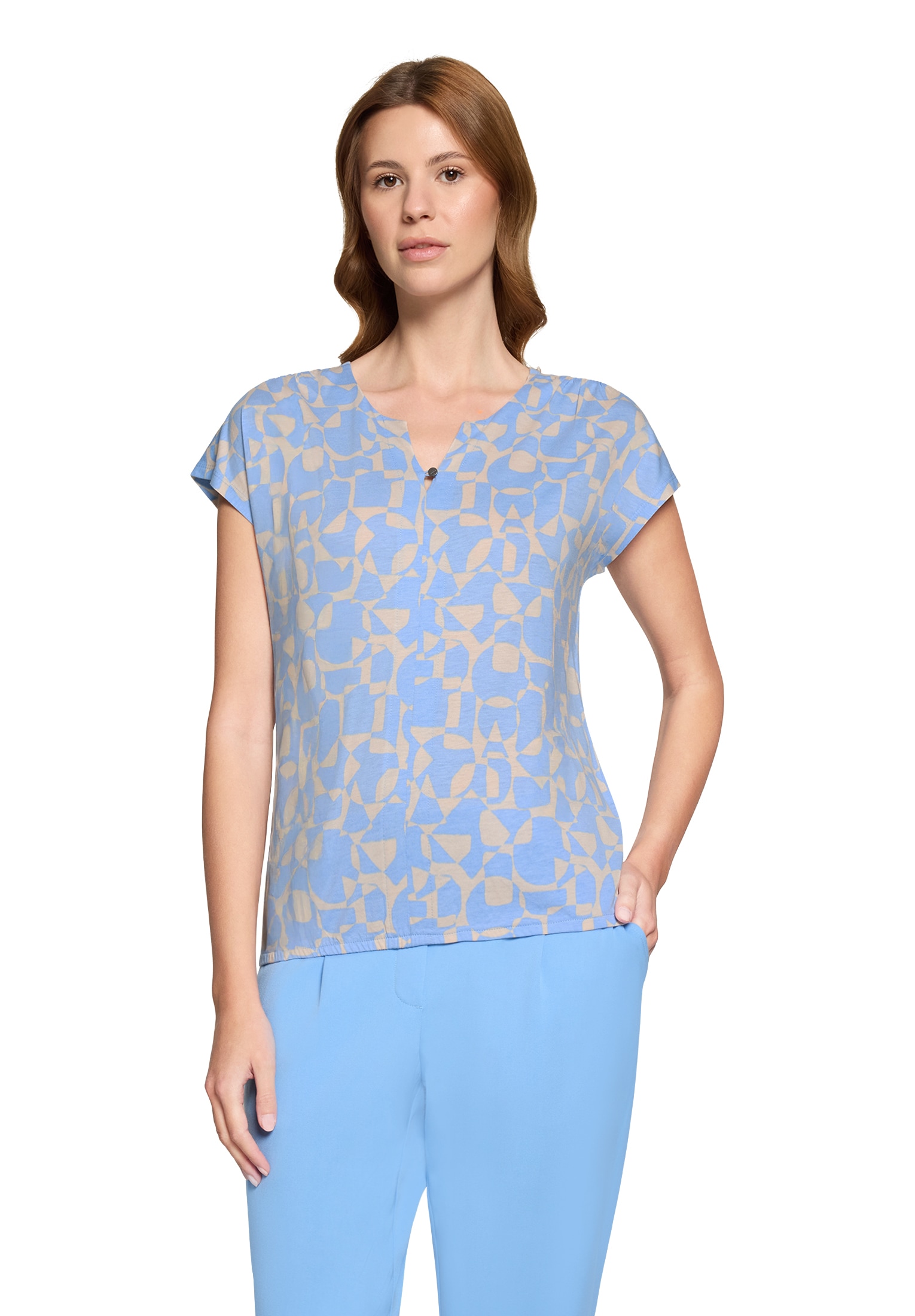 Betty&Co Kurzarmshirt »Damen mit Gummizug« 1 tlg.