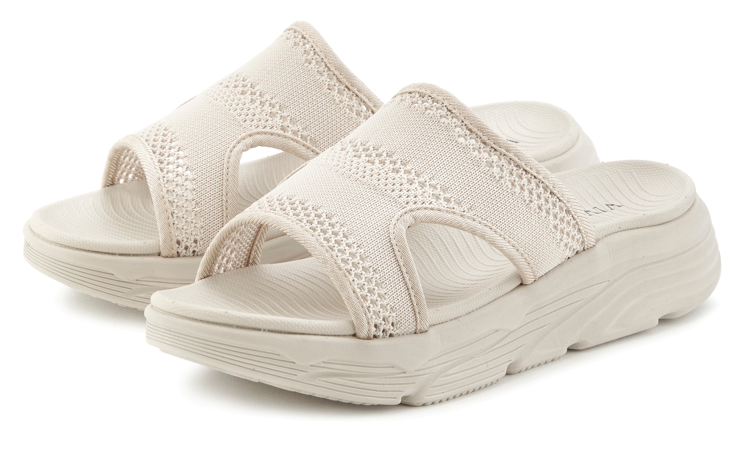 Vivance Pantolette "Sommerschuh, offener Schuh, Sandale, Mule," mit modischer Chunky-Sohle VEGAN