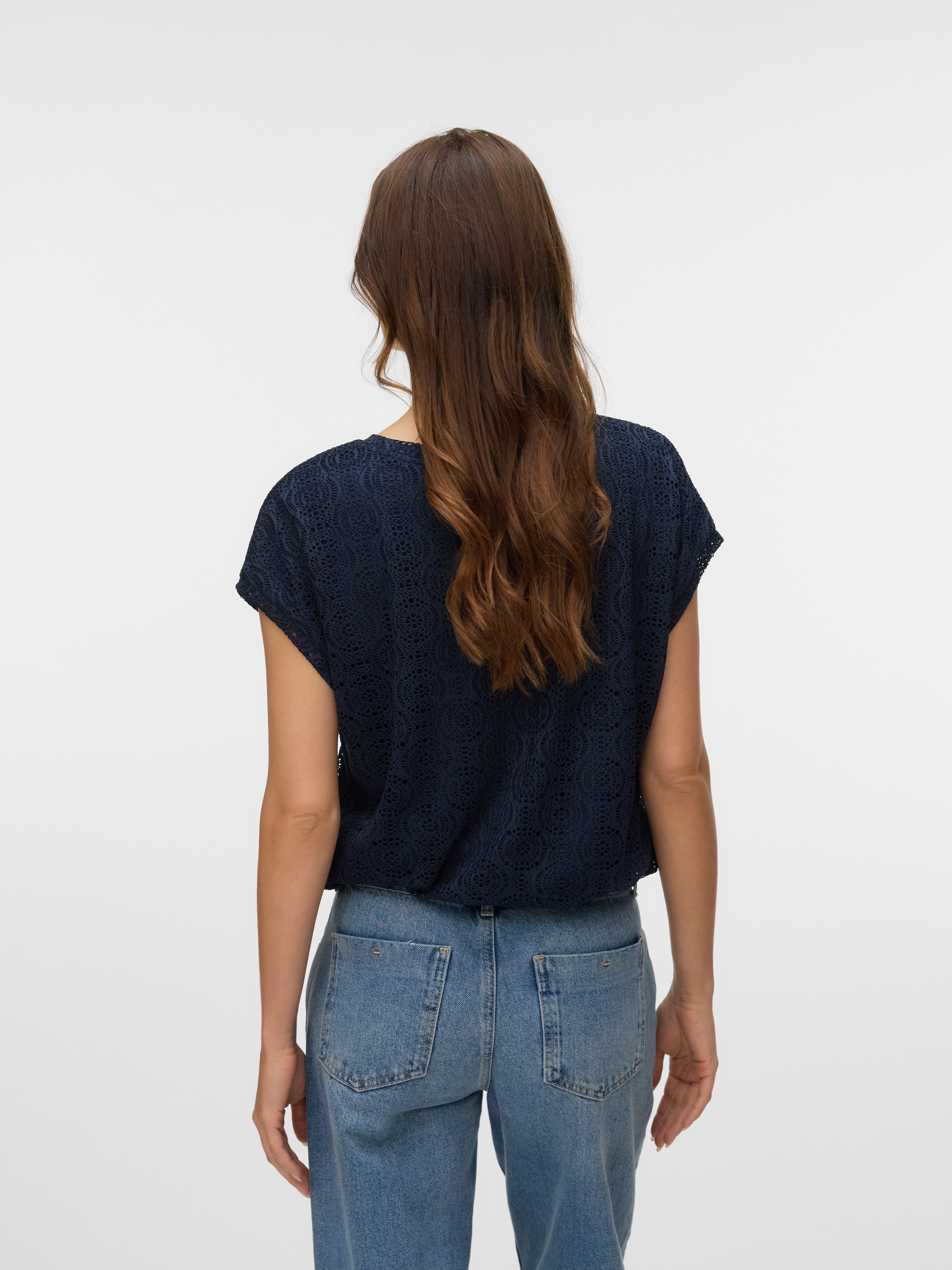 Thumbnail - Vero Moda "VMMAYA AVA SS TOP JRS VO" Materialmix, regular fit