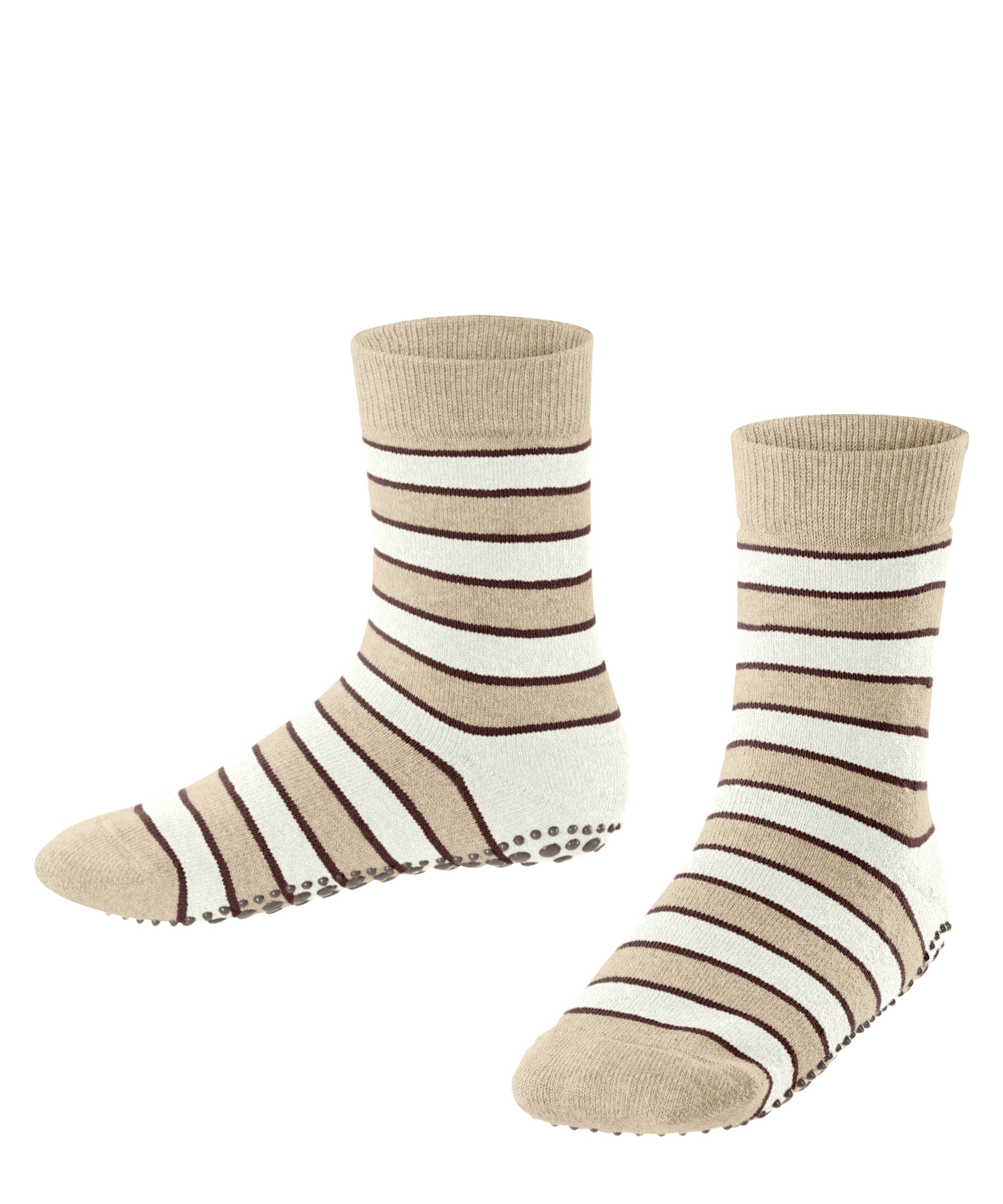 Falke Unisex Baby Beige Socken Mit Noppen Für Babys Simple Stripes - Image 2
