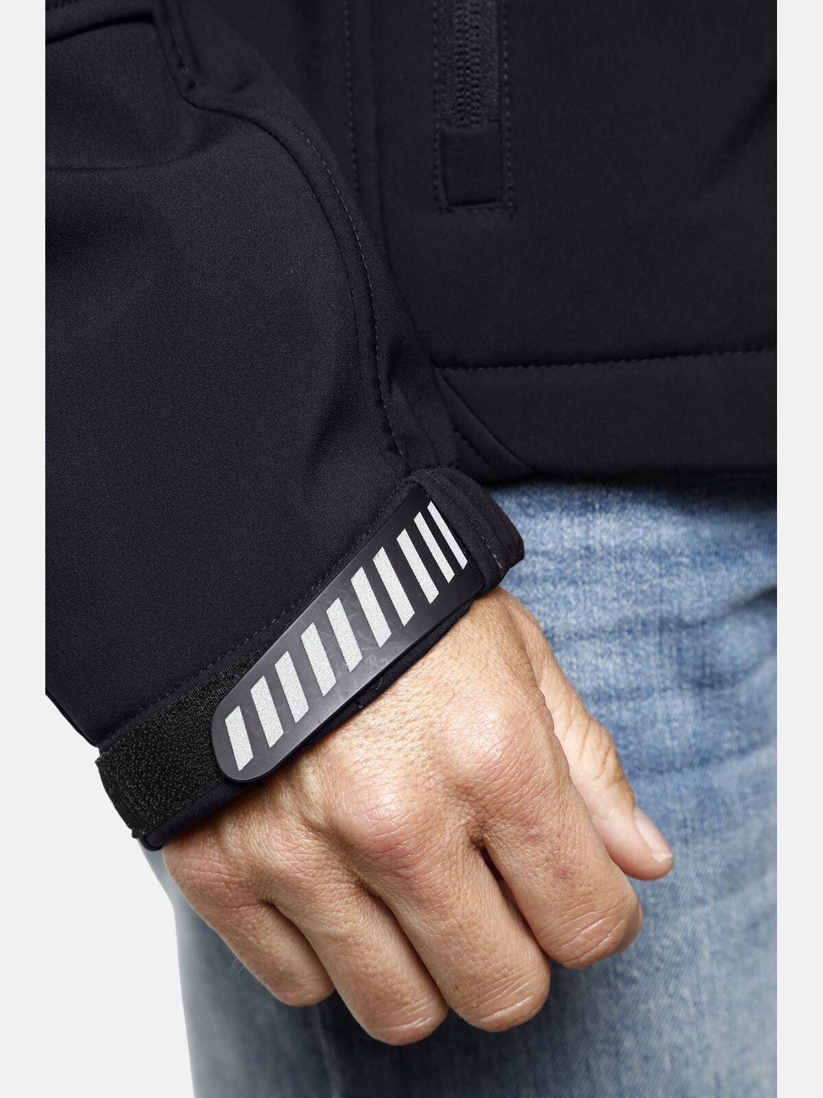Jan Vanderstorm Softshelljacke »Softshelljacke MENNE«, (1 St.), mit abnehmbarer Kapuze