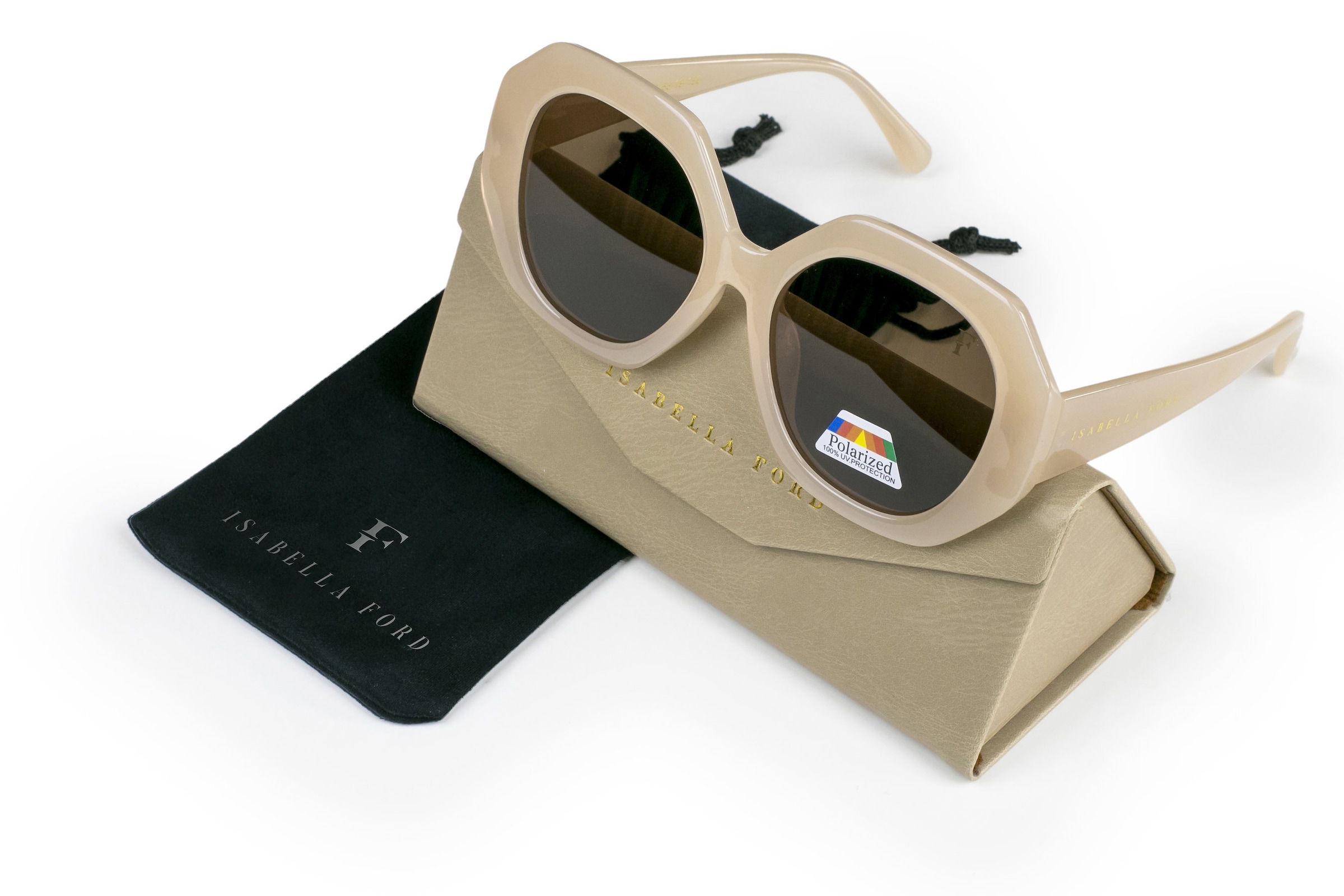 ISABELLA FORD Sonnenbrille »FA15-03« Glass 0.74MM Polarized Lens UV400，CAT3.0