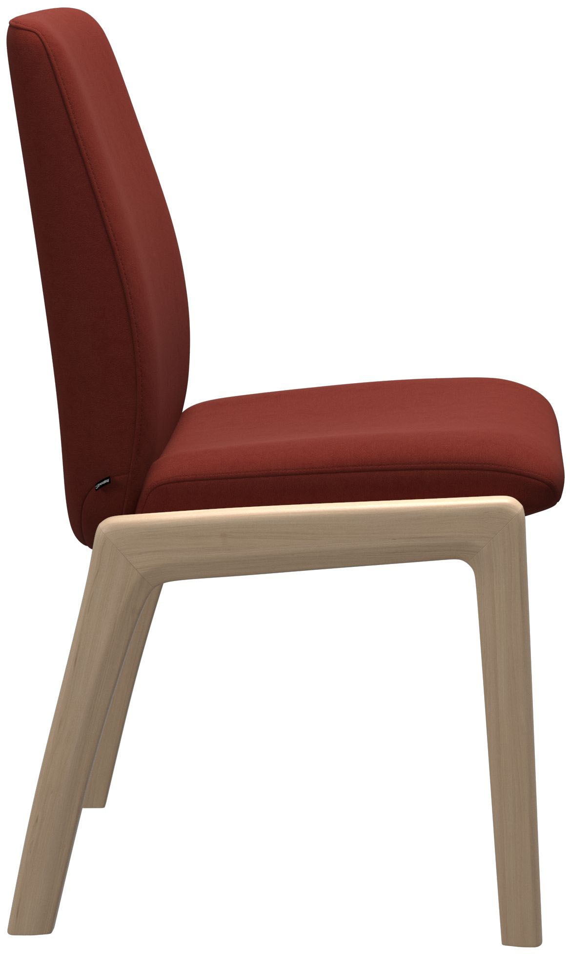 Stressless® Polsterstuhl »Laurel«, Microfaser DINAMICA, Low Back, Größe L, mit abgerundeten Beinen in Eiche natur