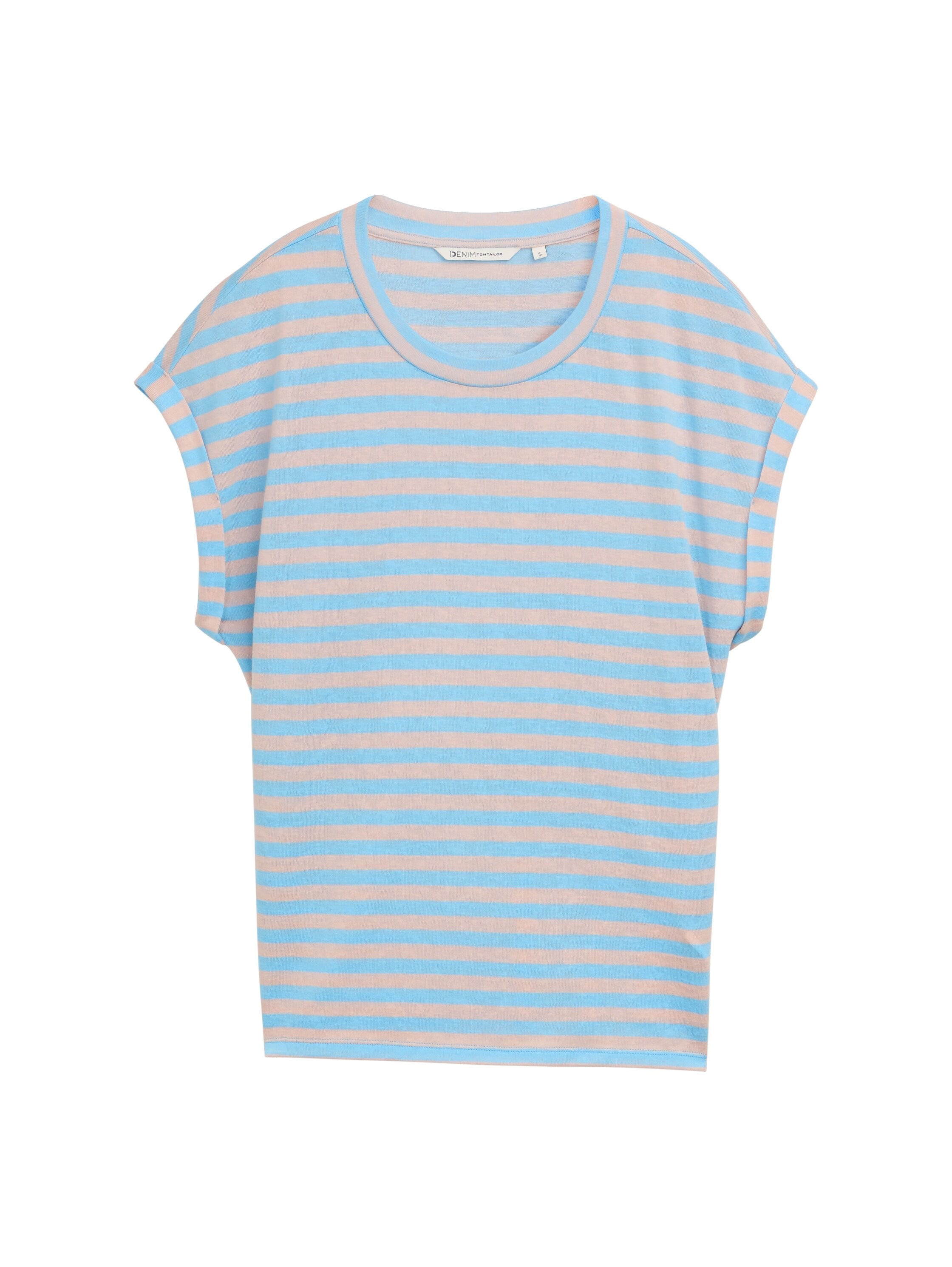 TOM TAILOR Denim T-Shirt, mit Streifen Muster