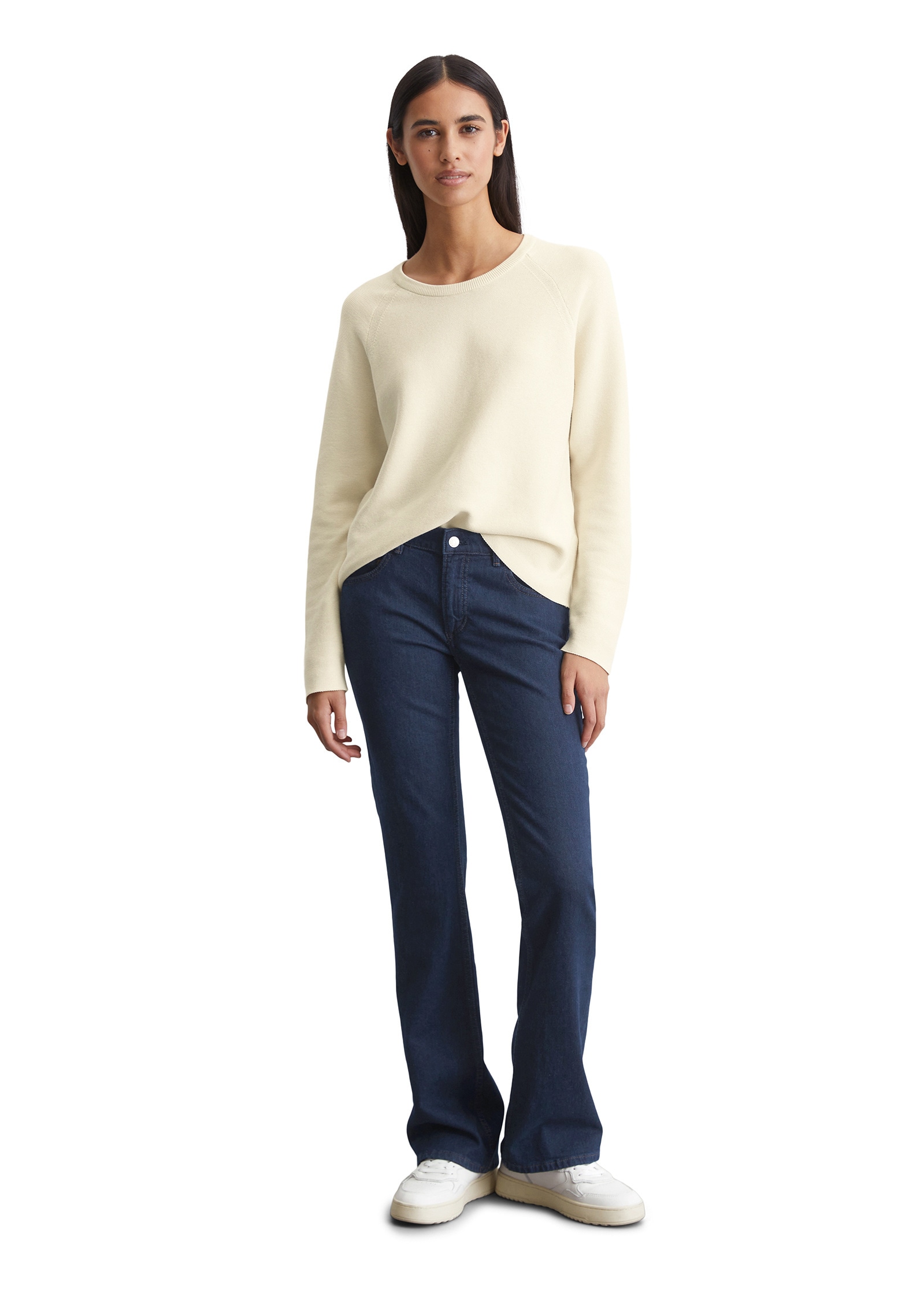 Marc O'Polo DENIM Strickpullover »aus reinem Organic Cotton«