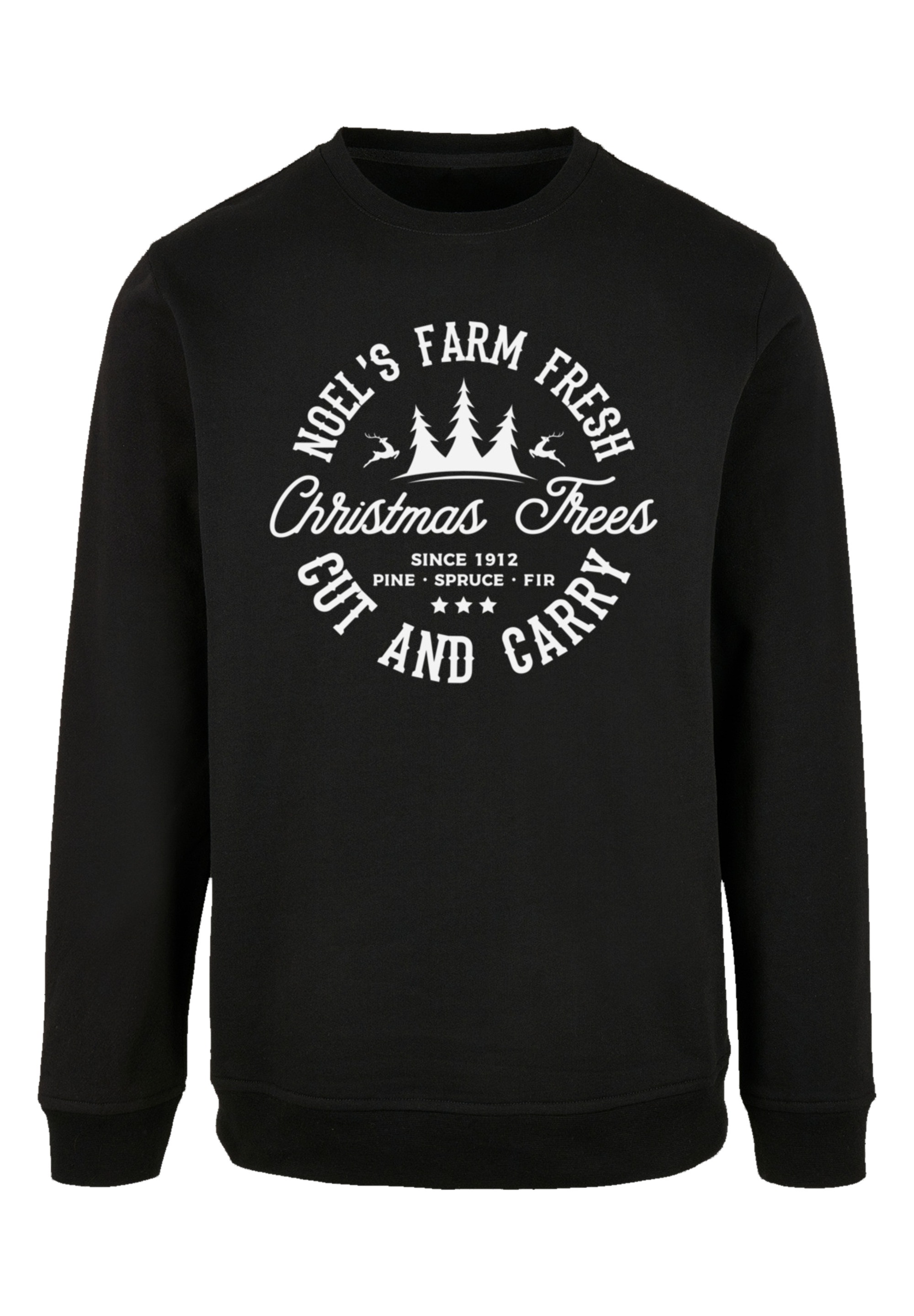 F4NT4STIC Sweatshirt »Weihnachten Trees Farm Retro Sign«, Premium Qualität, Christmas Collection