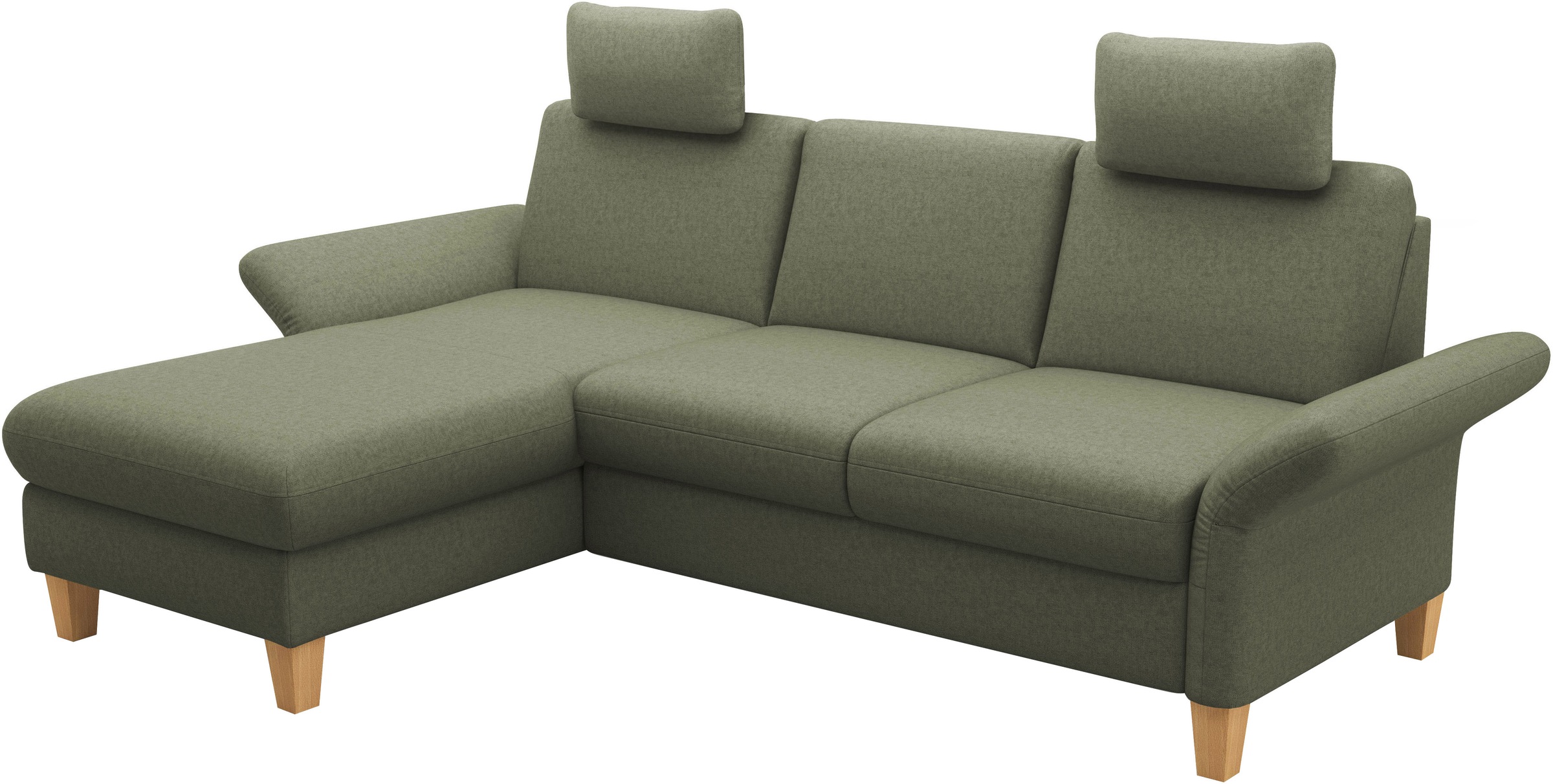 Home affaire Ecksofa »Rochelle, L-Form«, wahlweise mit Armteilverstellung, Bettfunktion und Bettkasten