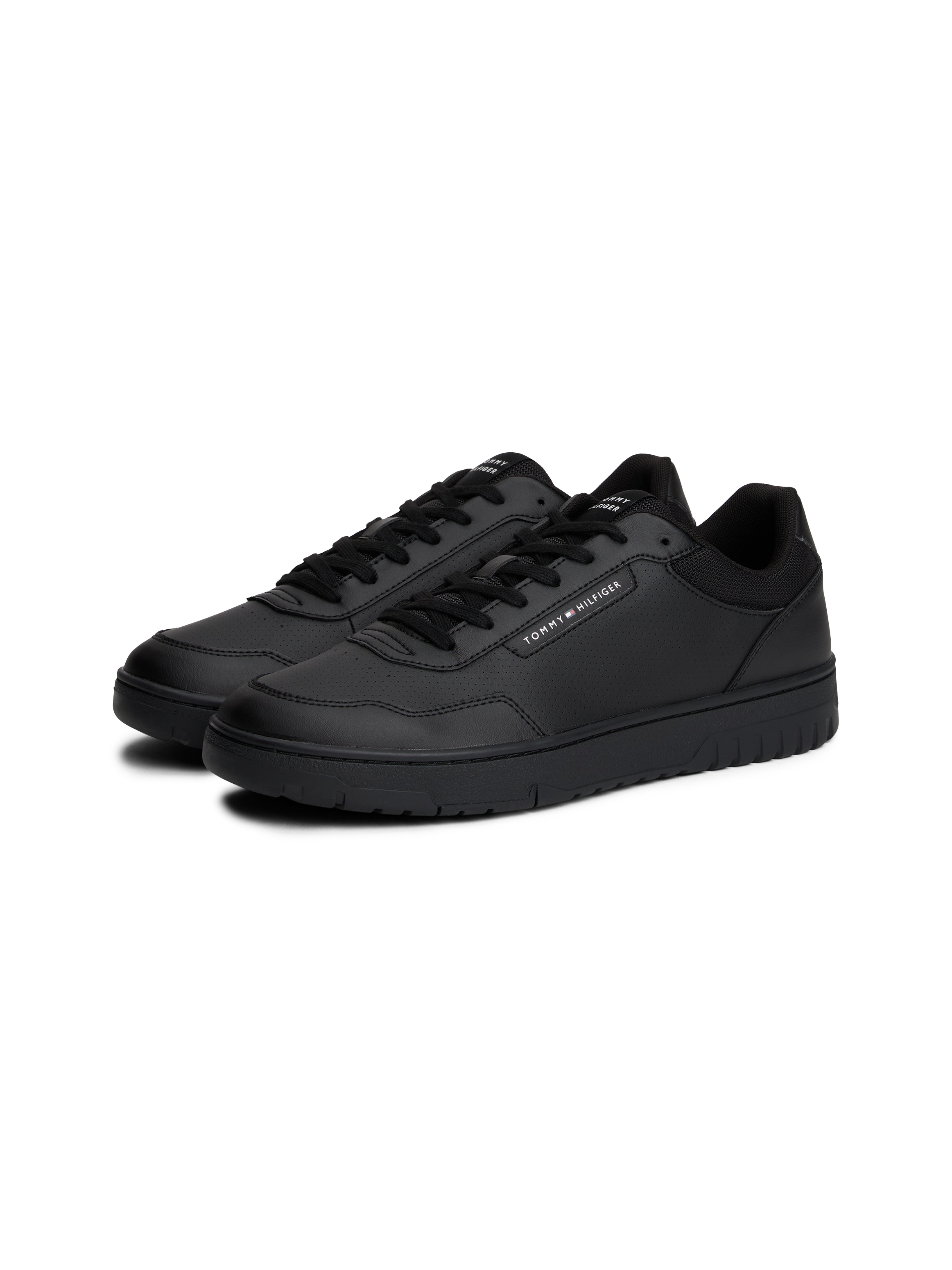 Tommy Hilfiger Sneaker "TH BASKET CORE LTH", Freizeitschuh, Halbschuh, Schn günstig online kaufen