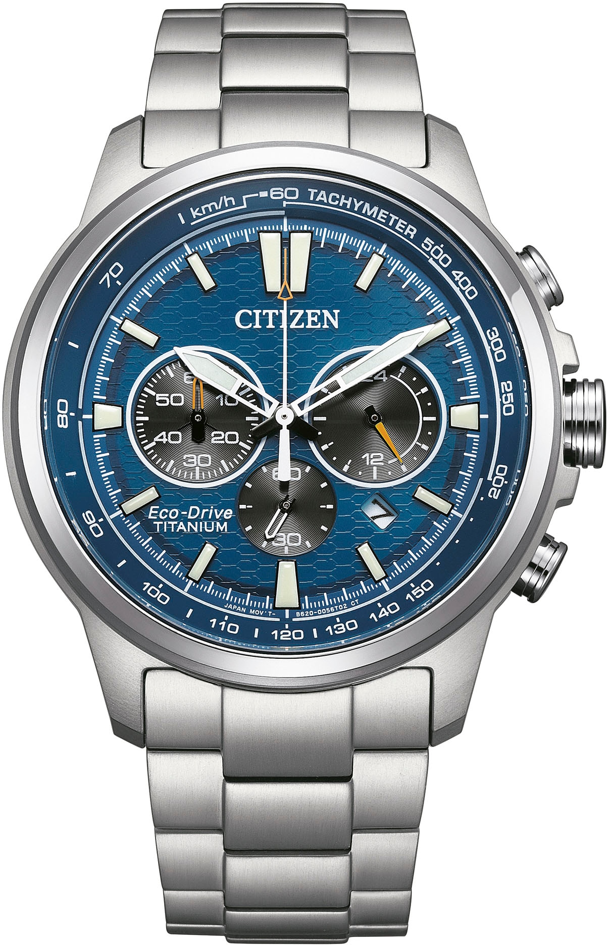 Chronograph »CA4570-88L«, Armbanduhr, Herrenuhr, Solar, Stoppfunktion, Titan, Saphirglas